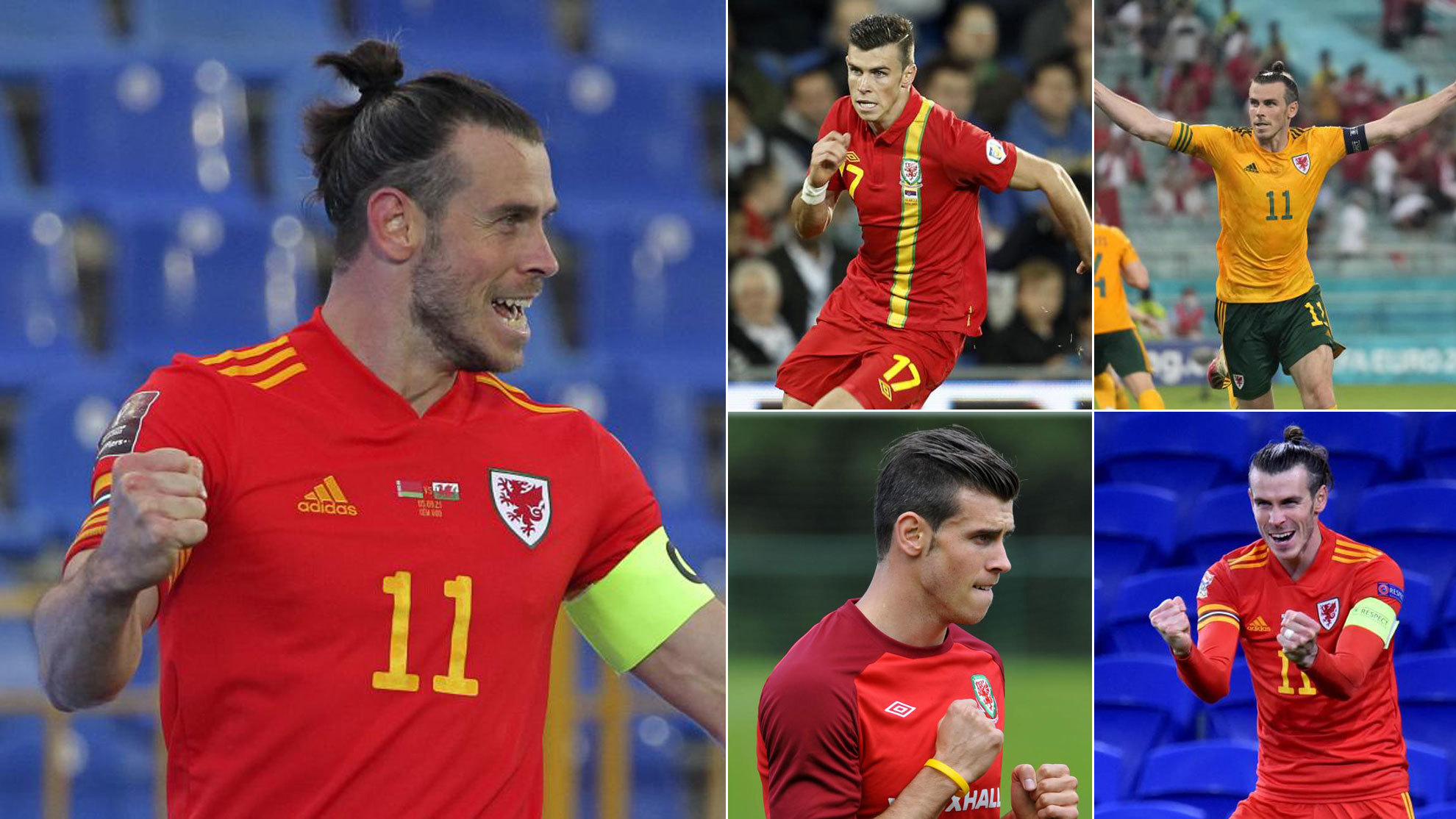 Gareth Bale, con Gales.