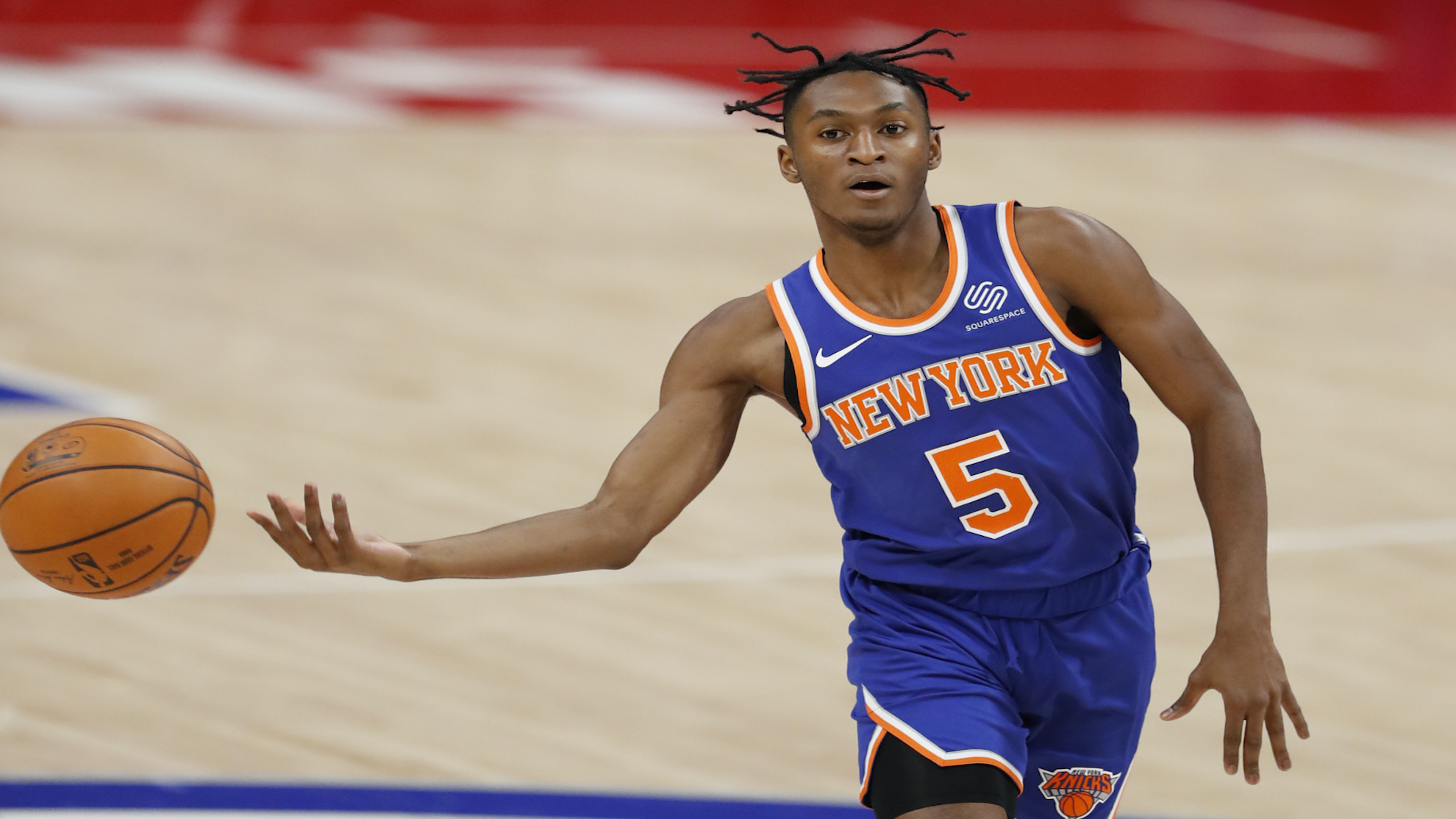 New York Knicks' Immanuel Quickley