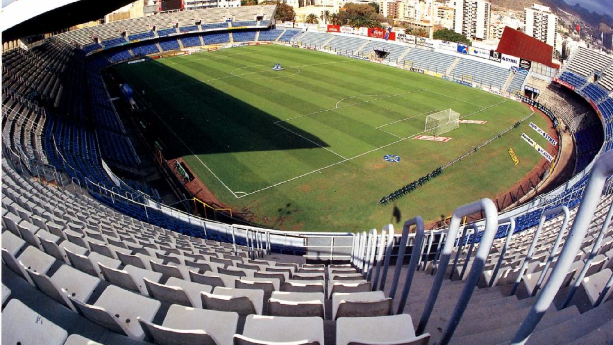 Vista del estadio Heliodoro Rodríguez López.