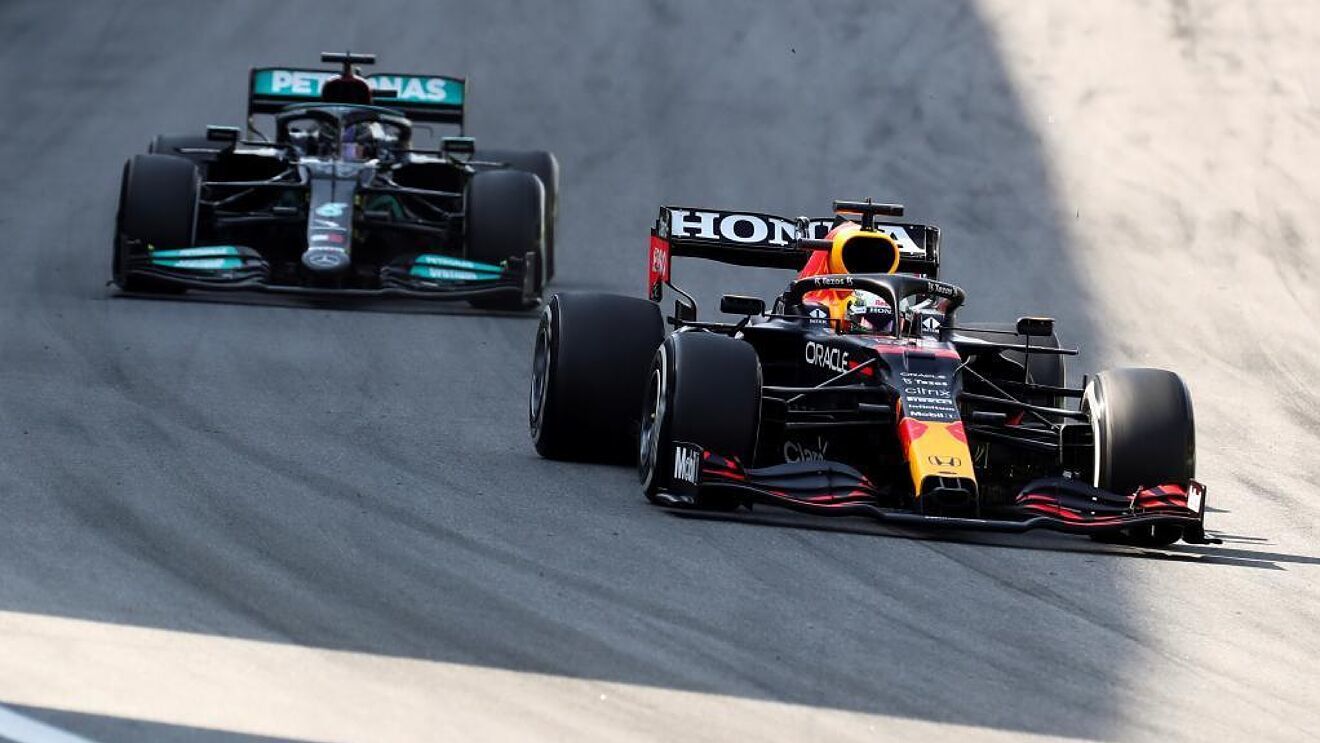 Verstappen y Hamilton, en Brasil
