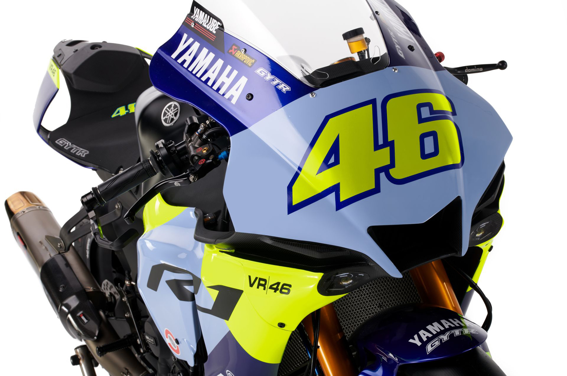 Valentino Rossi - Yamaha - R1 - Special R1 GYTR VR46 Tribute - moto unica