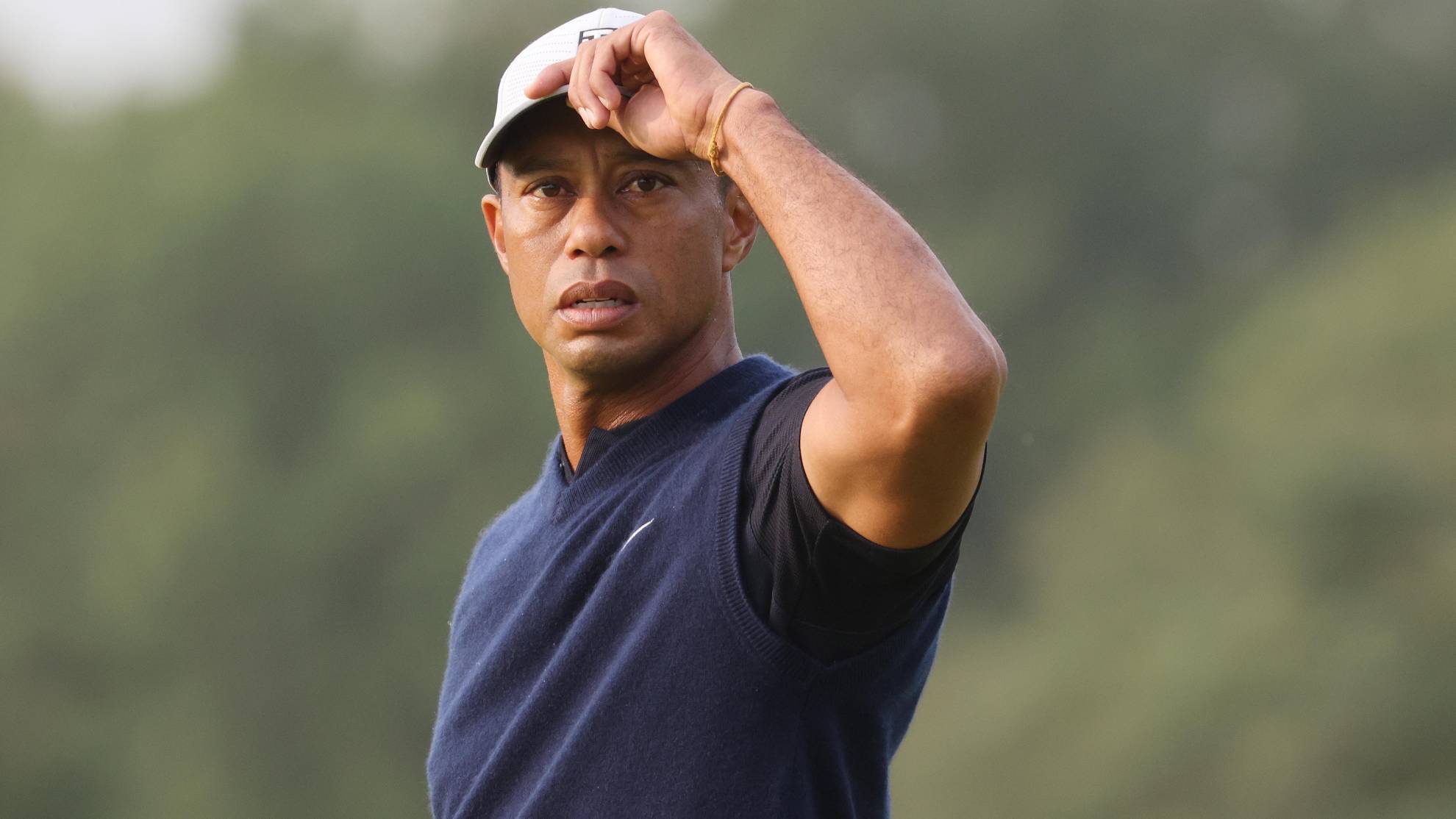 Tiger Woods durante un torneo de golf
