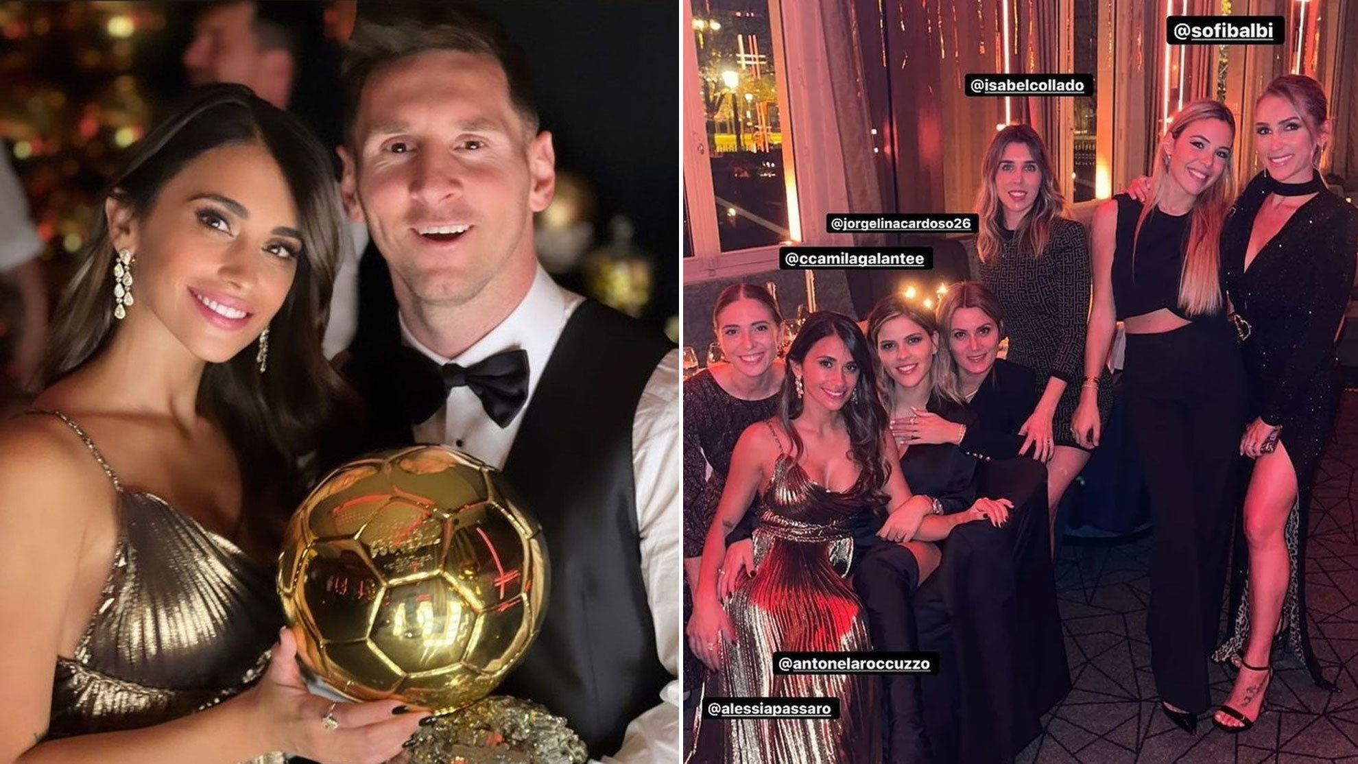 La fiesta privada del Balón de Oro de Messi: con sus compañeros y 'WAGs' del PSG
