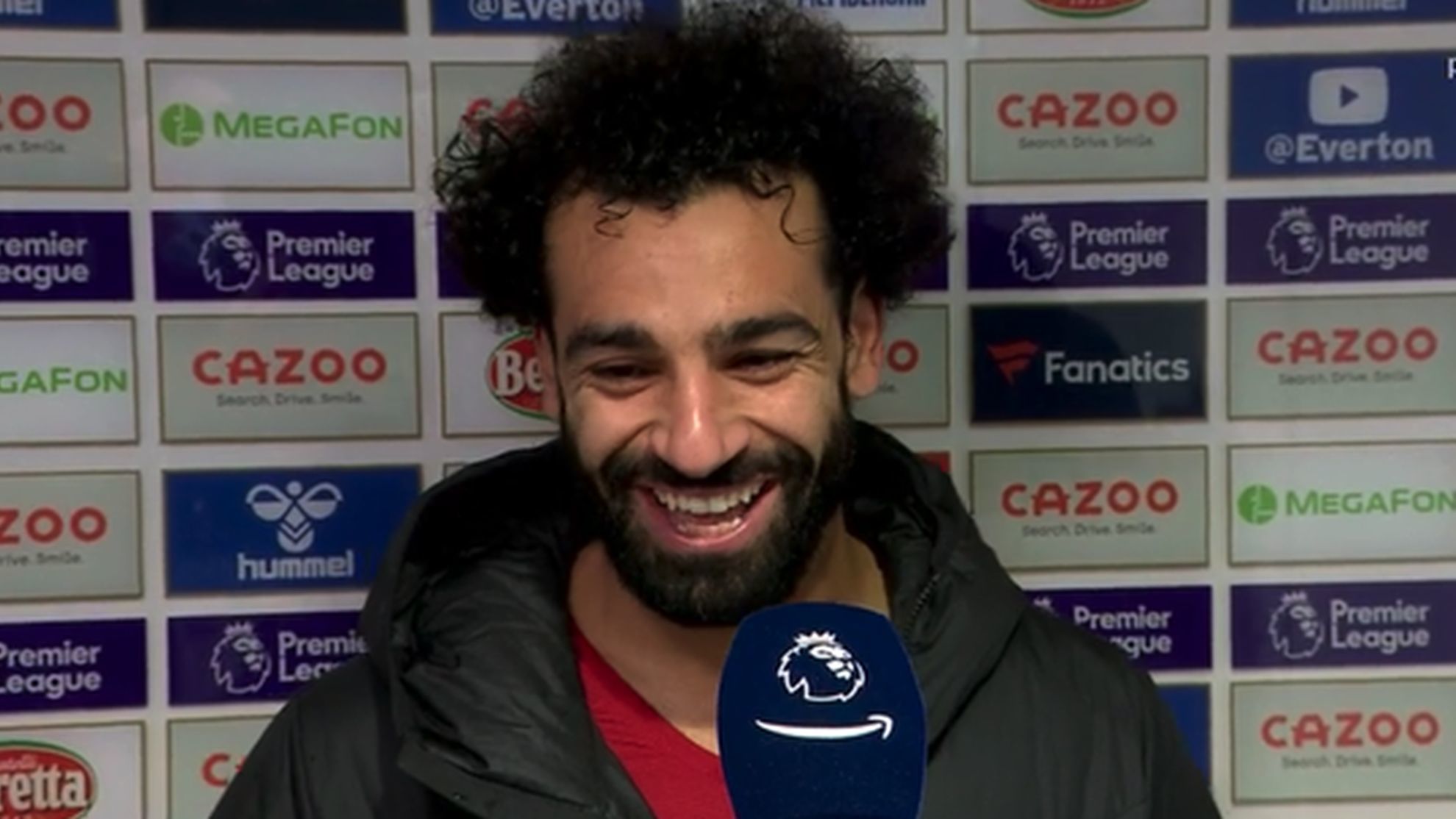 Salah bursts out laughing when his Ballon d'Or ranking is mentioned