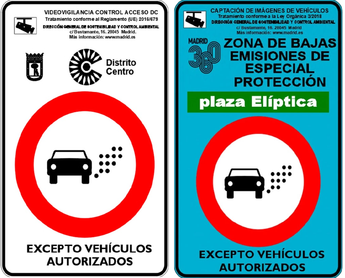 Madrid Central - Distrito Centro - Plaza Eliptica - multas - 11 de diciembre - Zona de Bajas Emisiones