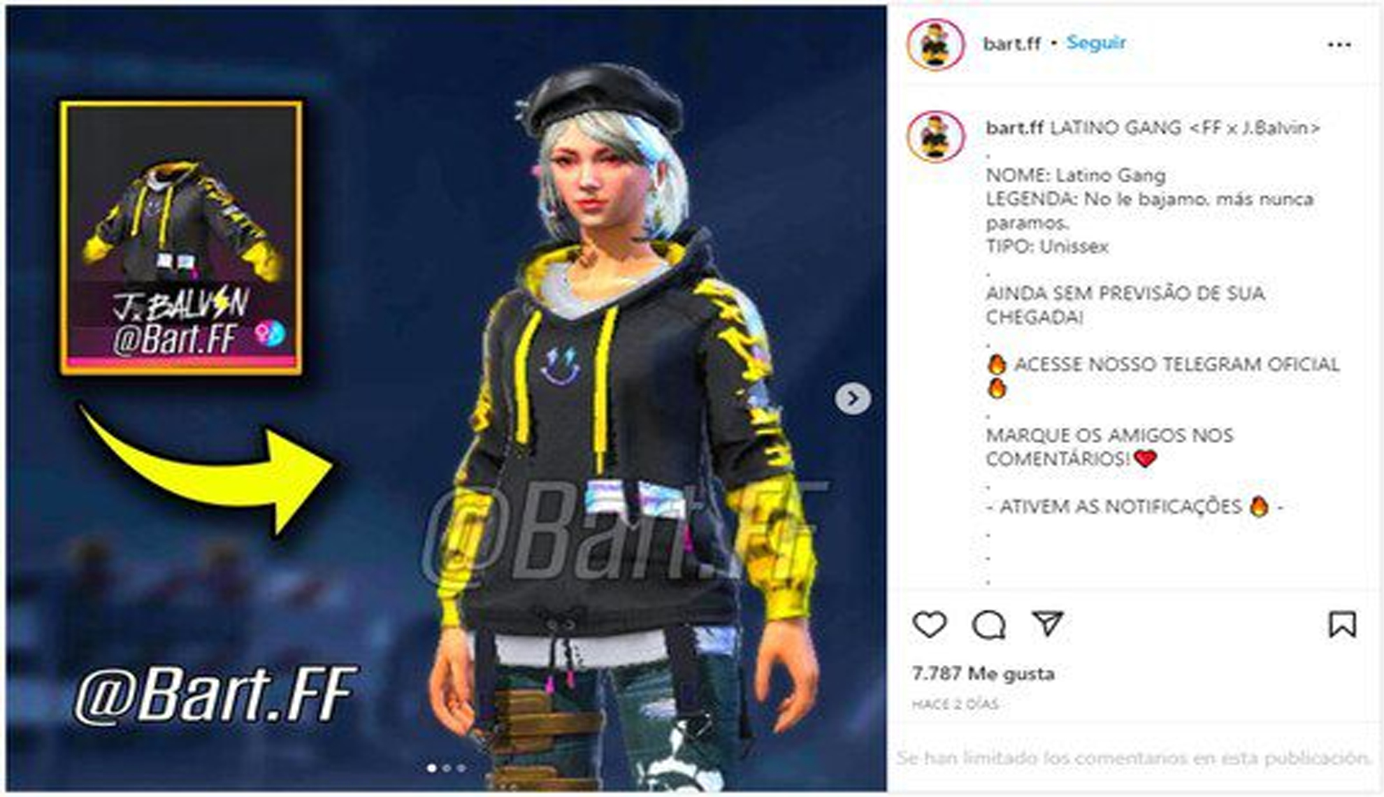 J Balvin Free Fire