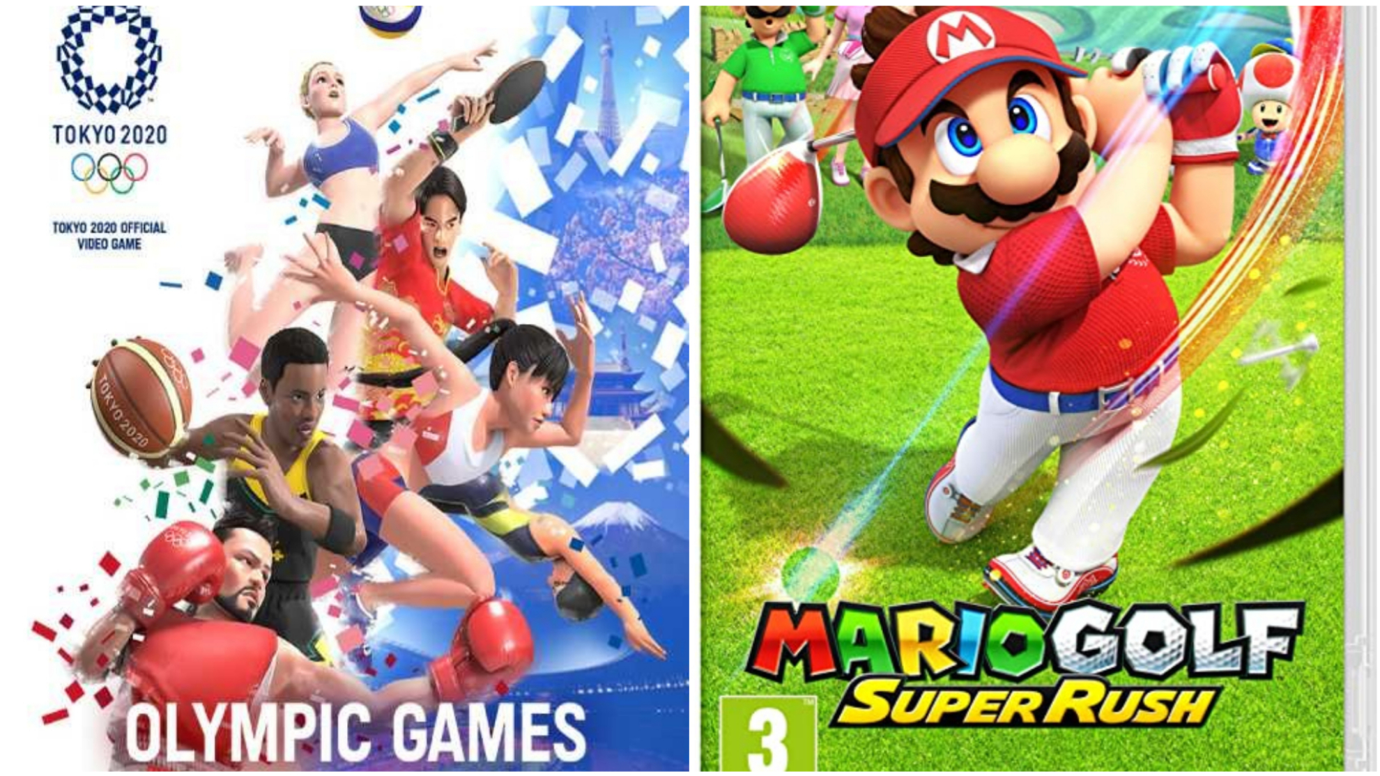 El juego oficial de los Juegos Olmpicos de Tokio y Mario Golf Super Rush