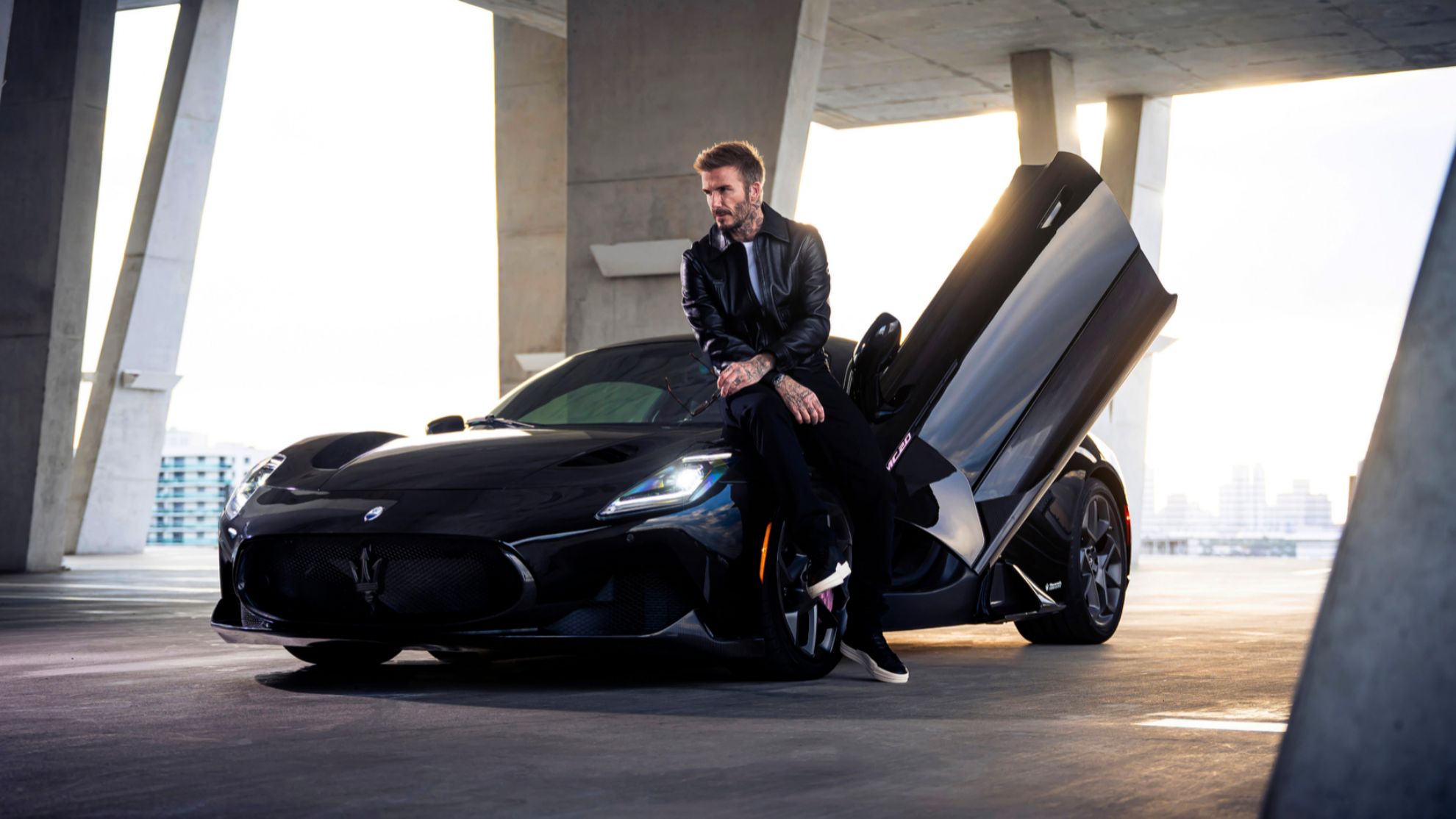David Beckham - Maserati MC20 Fuoriserie Edition - deportivo  - centro stile - personalizacion