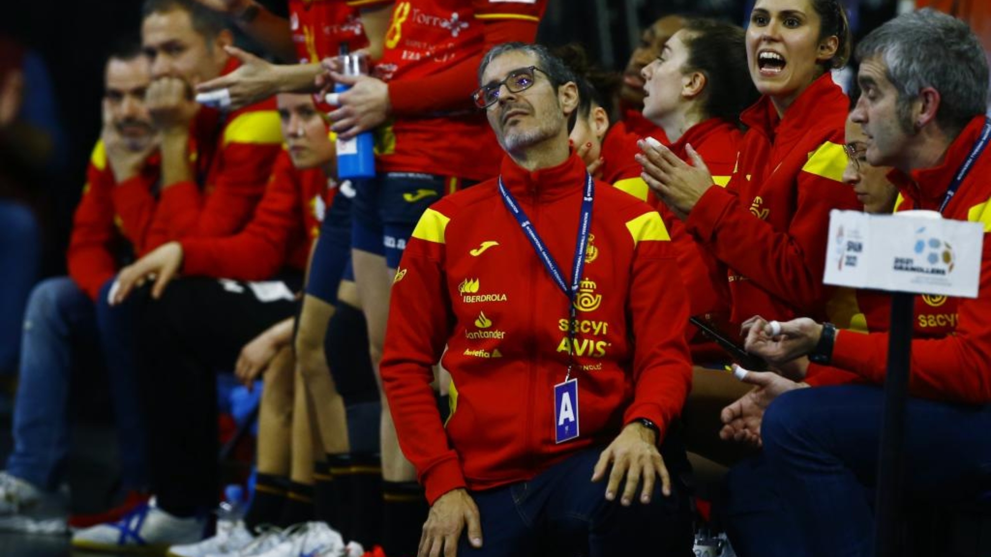El seleccionador español, José Ignacio Prades, durante un partido del Mundial /
