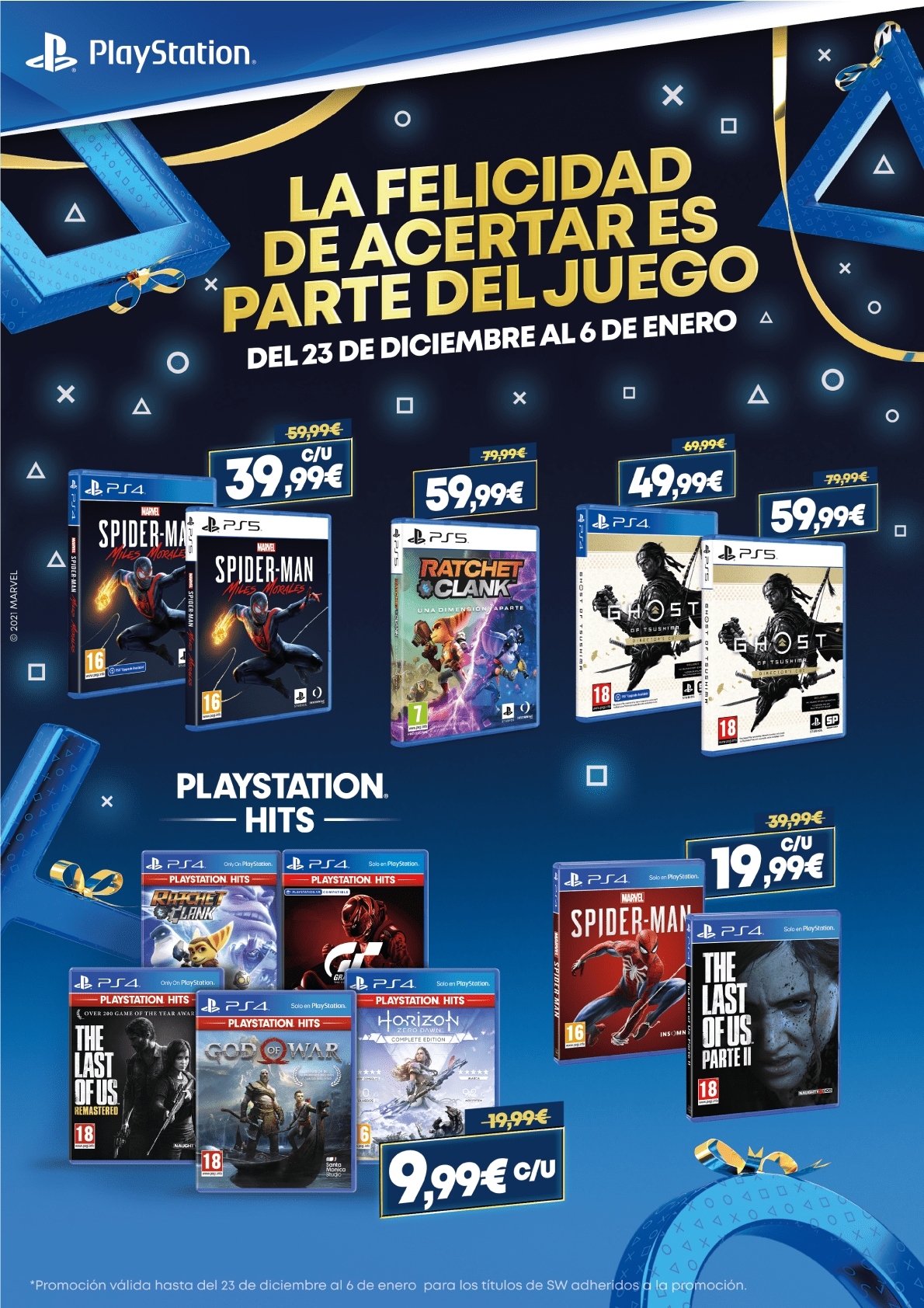 suerte Soportar prefacio PS5: Todos los videojuegos rebajados de la PS Store en las "Rebajas de  Enero" en PS5 y PS4 | Marca