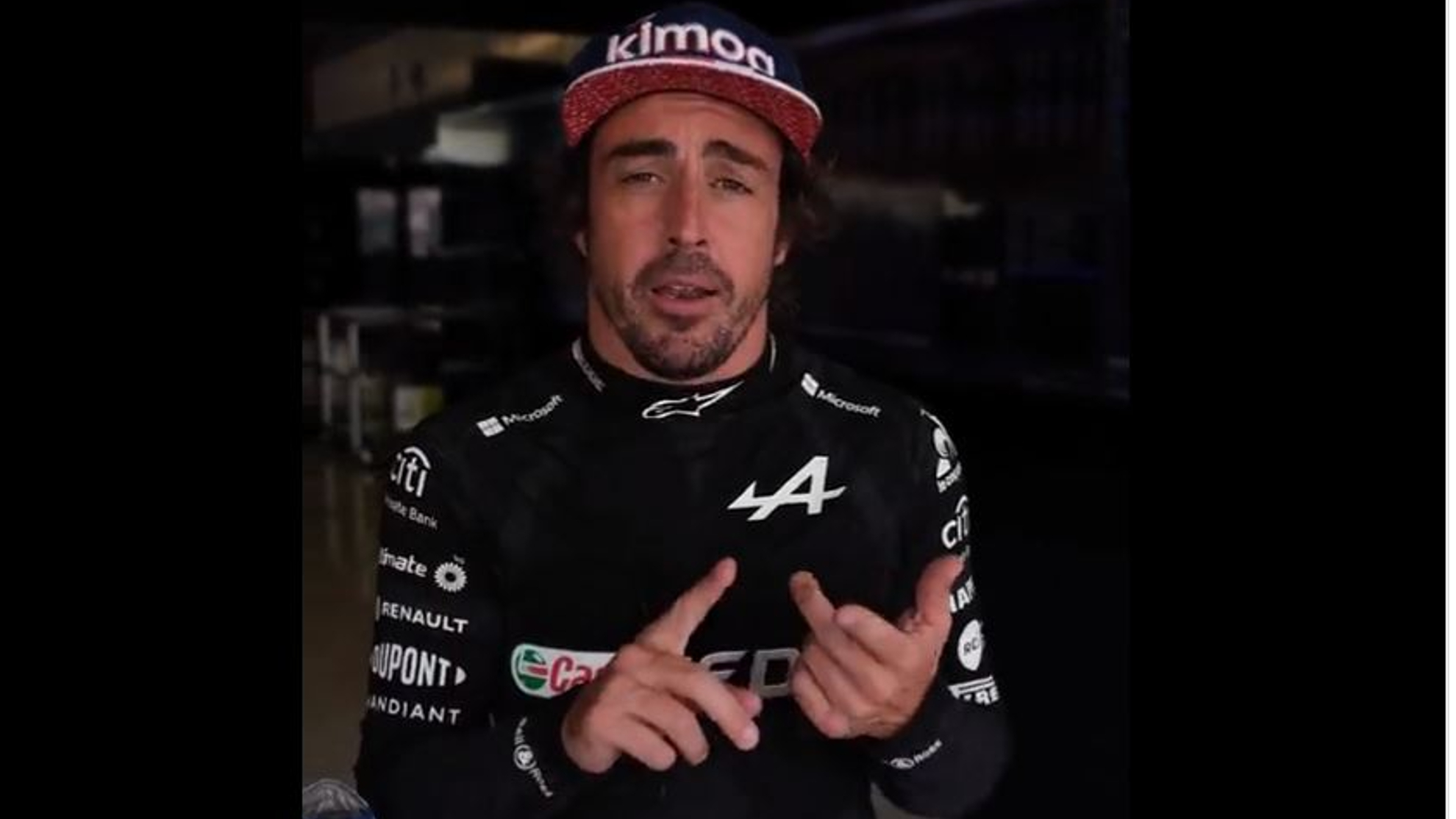 Fernando, durante el vídeo.