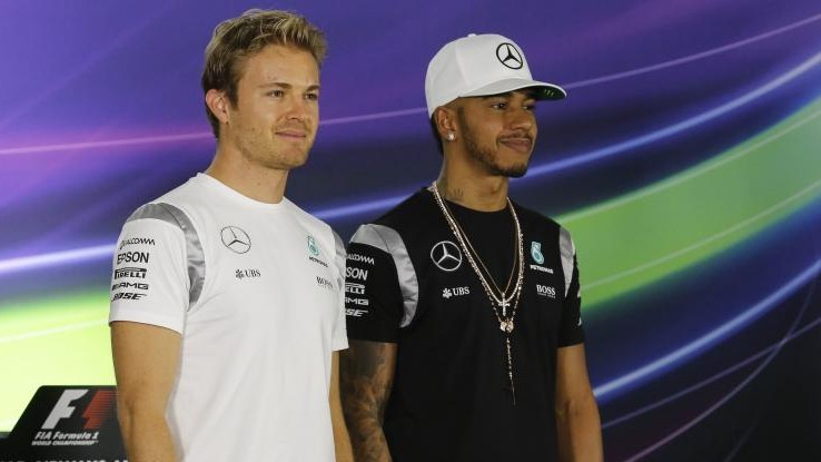 Rosberg y Hamilton, en una imagen de 2016.