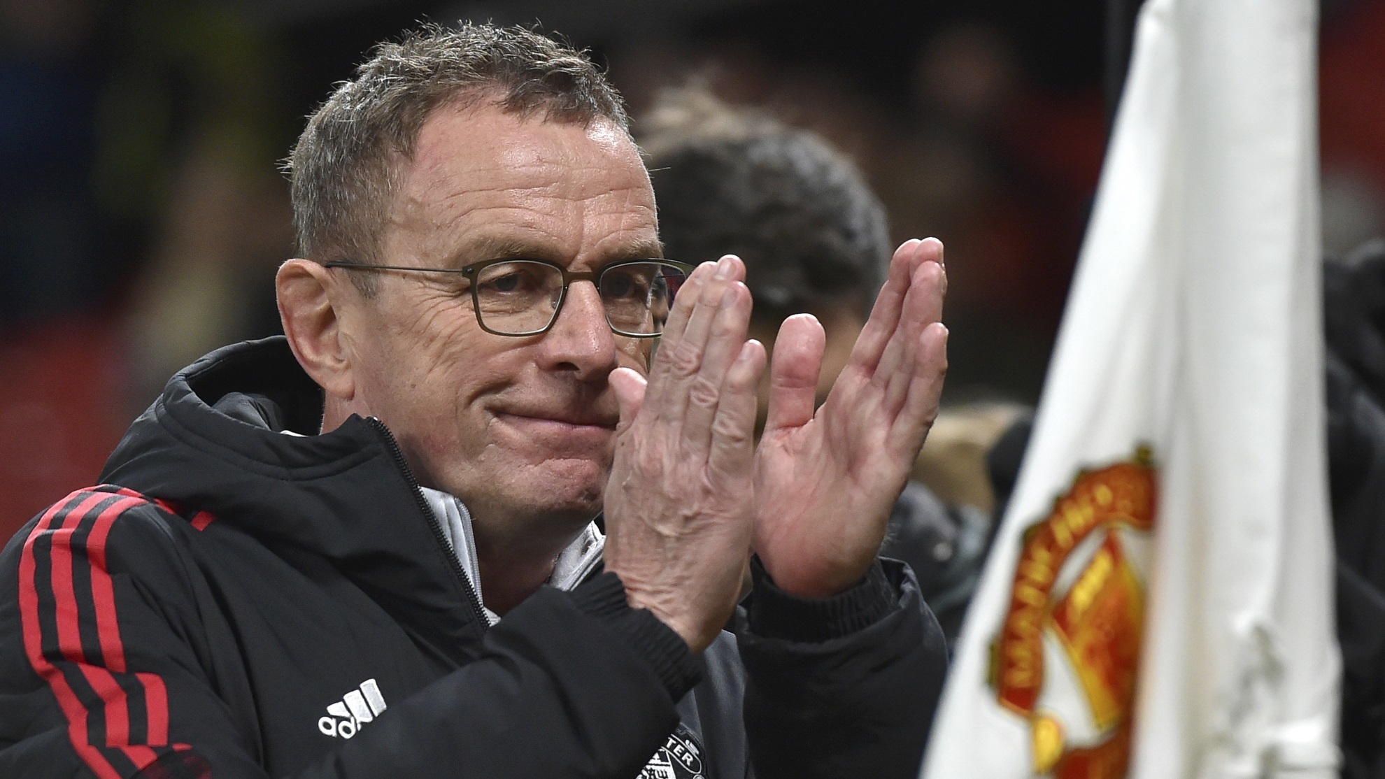 Manchester United's manager Ralf Rangnick.