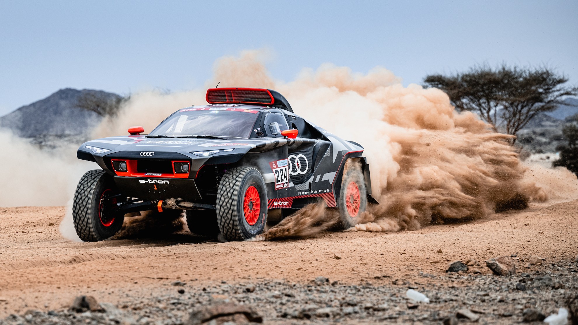 Carlos Sainz - etapa prologo - Dakar 2022 - Audi - segundo