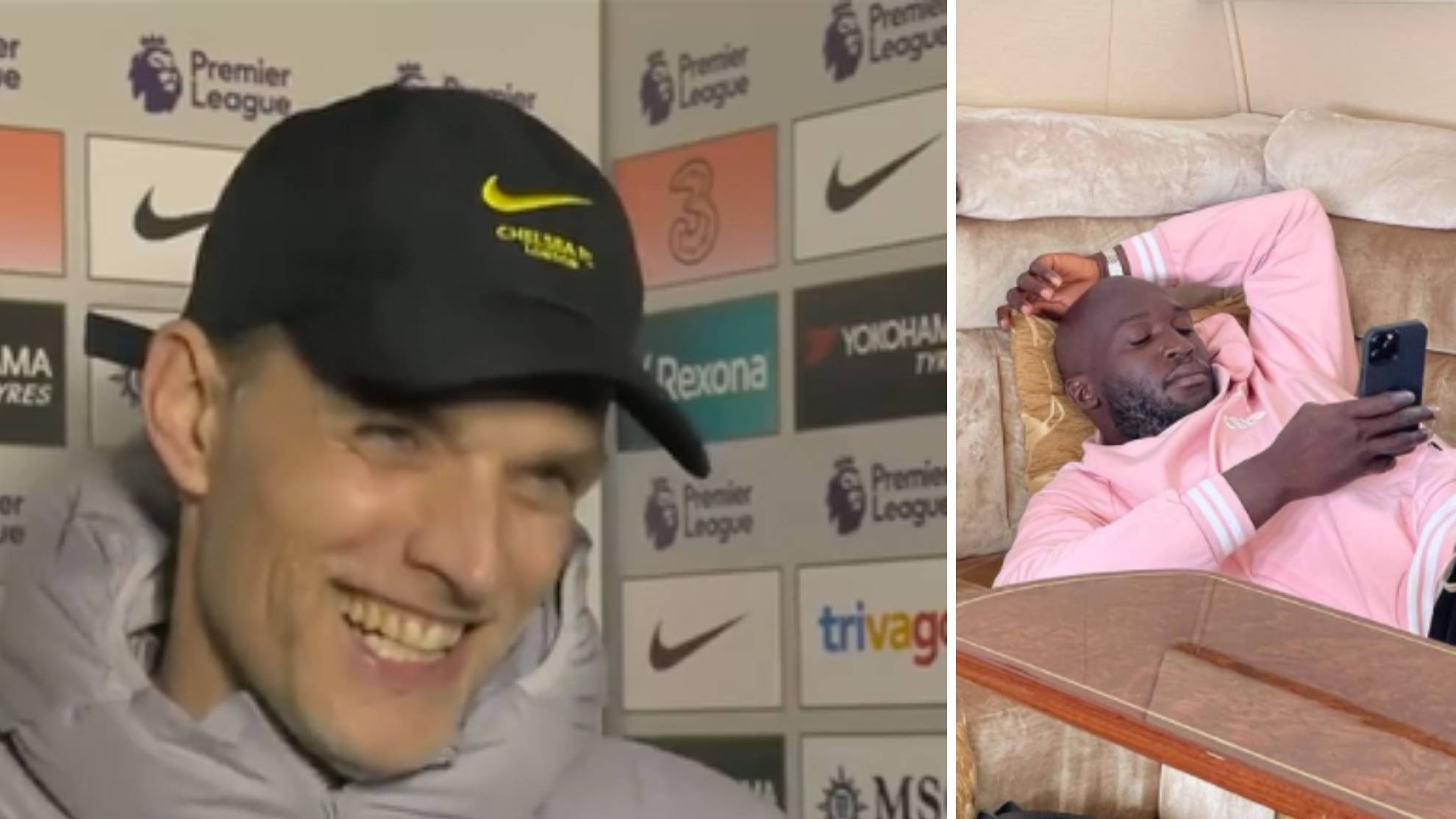 La risa de Tuchel al ser preguntado por el futuro Lukaku: ¿está ya fuera del Chelsea?