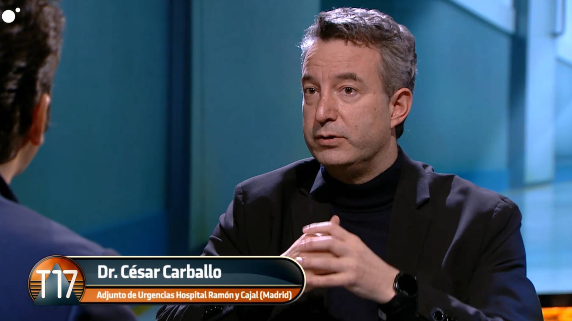 El doctor Csar Carballo, durante su entrevista con Iker Jimnez en 'Cuarto Milenio' /