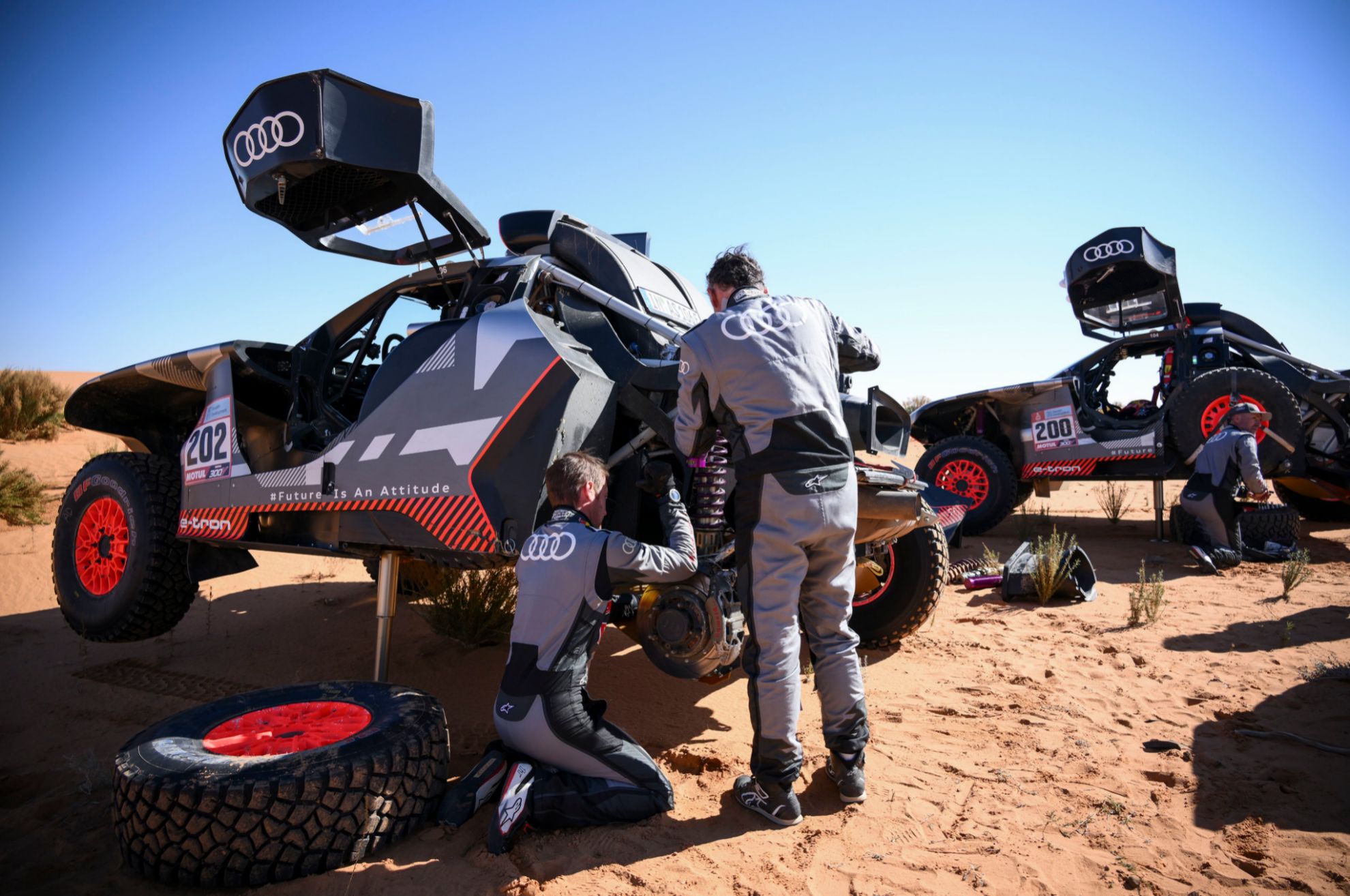 Audi - Carlos Sainz - Orly Terranova - Dani Oliveras - etapa 6 - Dakar 2022