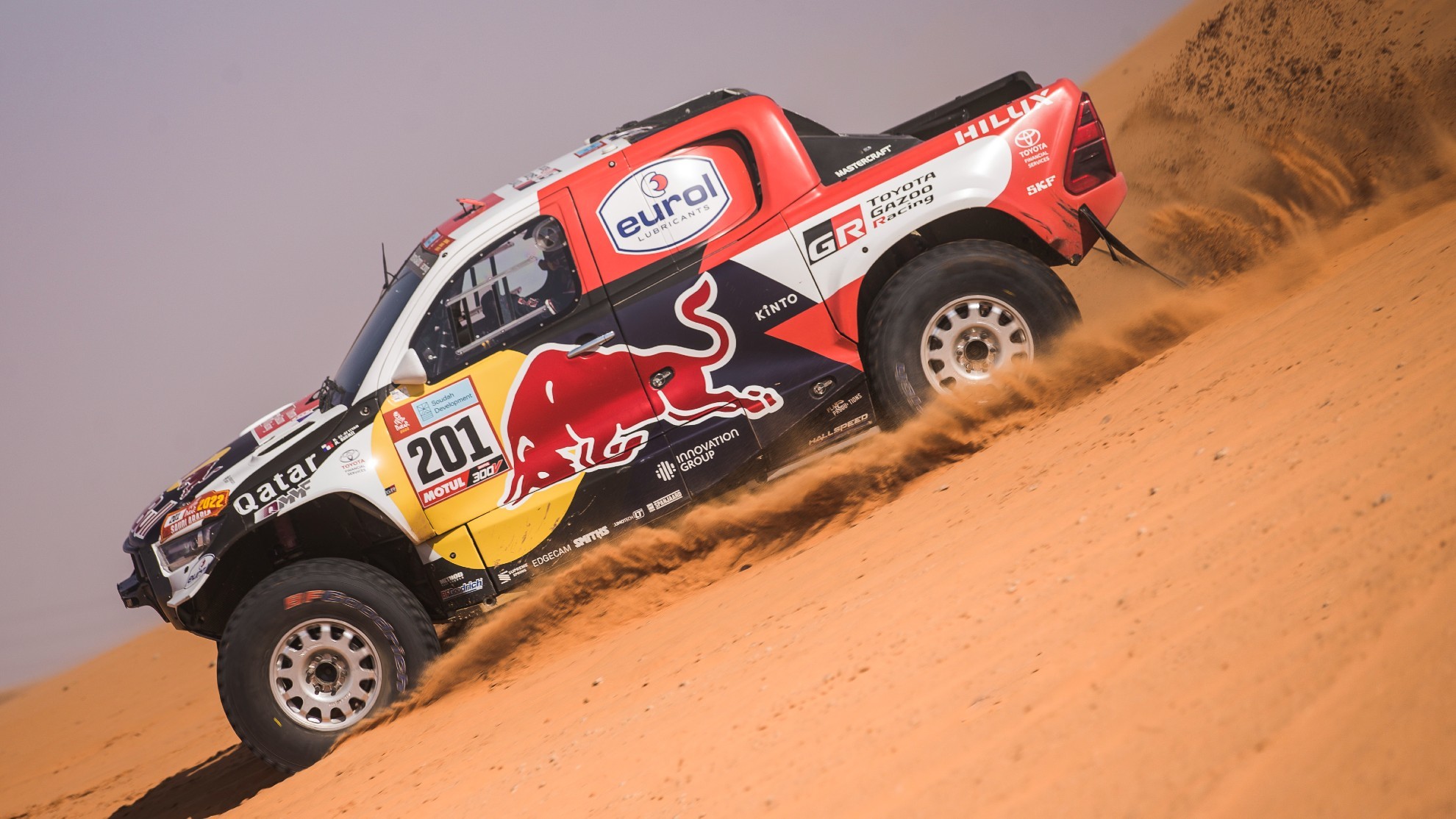 Nasser Al-Attiyah - Toyota - Dakar 2022 - etapa 8 - problemas en la transmision