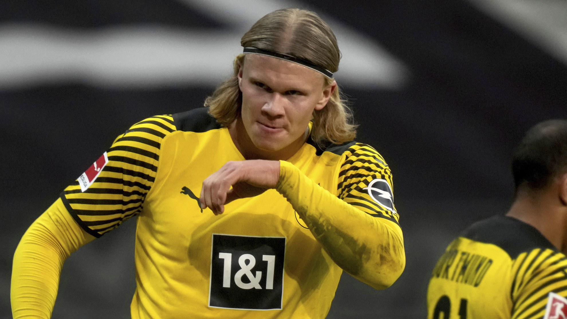Erling Haaland, durante el ltimo partido del Borussia Dortmund.