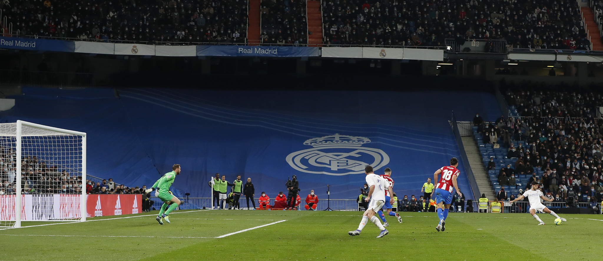 Gol de Asensio en el Real Madrid-Atlético
