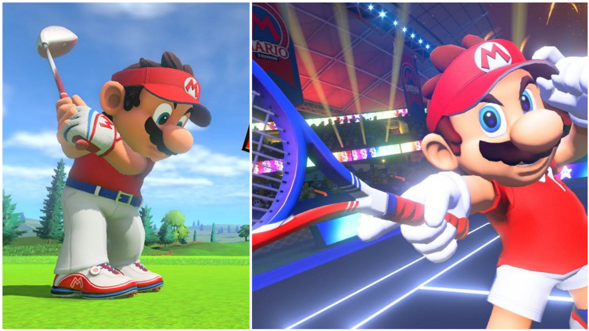 Mario Tennis y Mario Golf