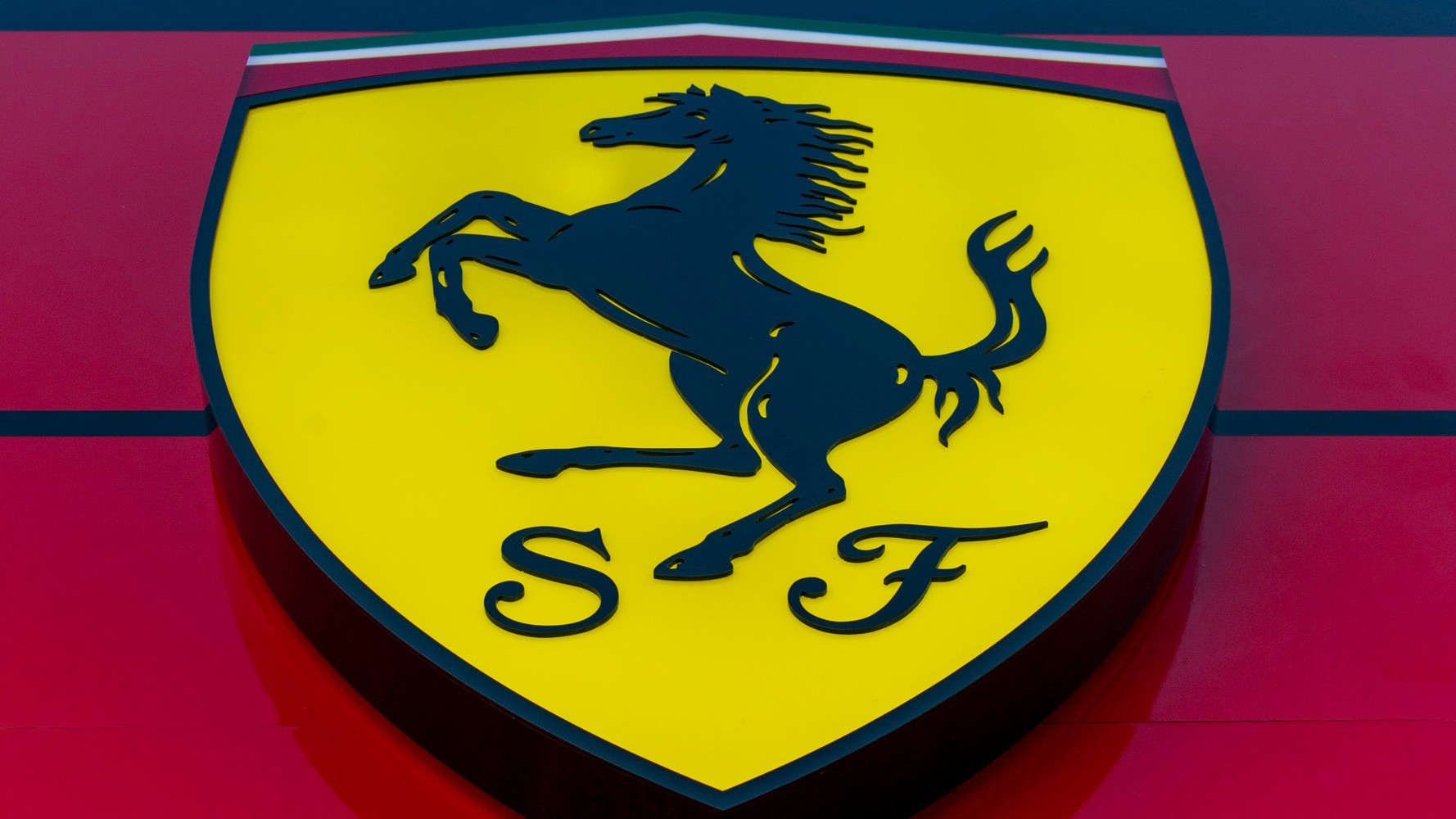 El 'motorhome' de Ferrari en el paddock.
