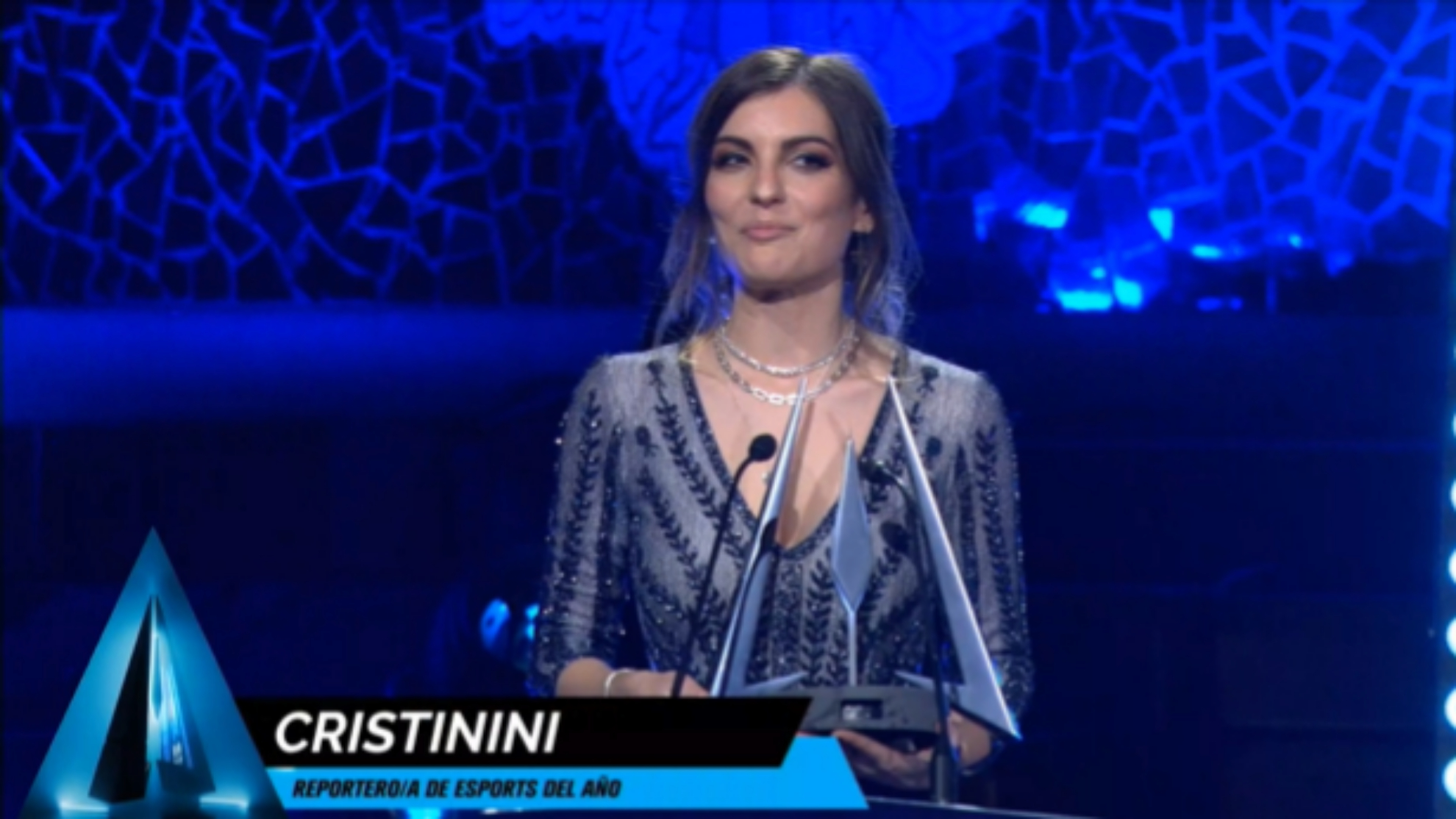 Cristinini grana el premio a "Mejor reportera de esports"