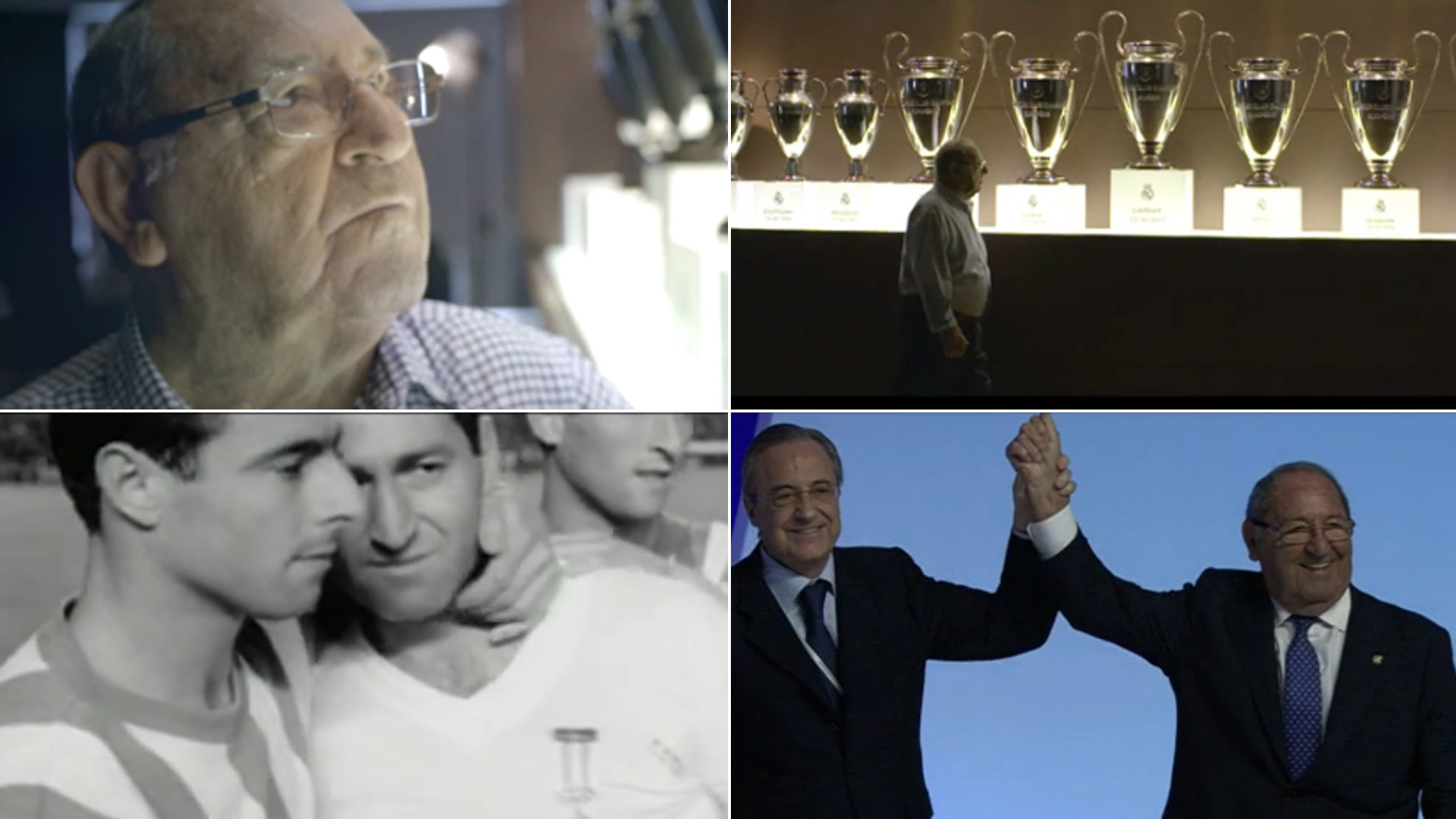 El emotivo homenaje del Real Madrid a Gento: La luz que dejas brillar para siempre