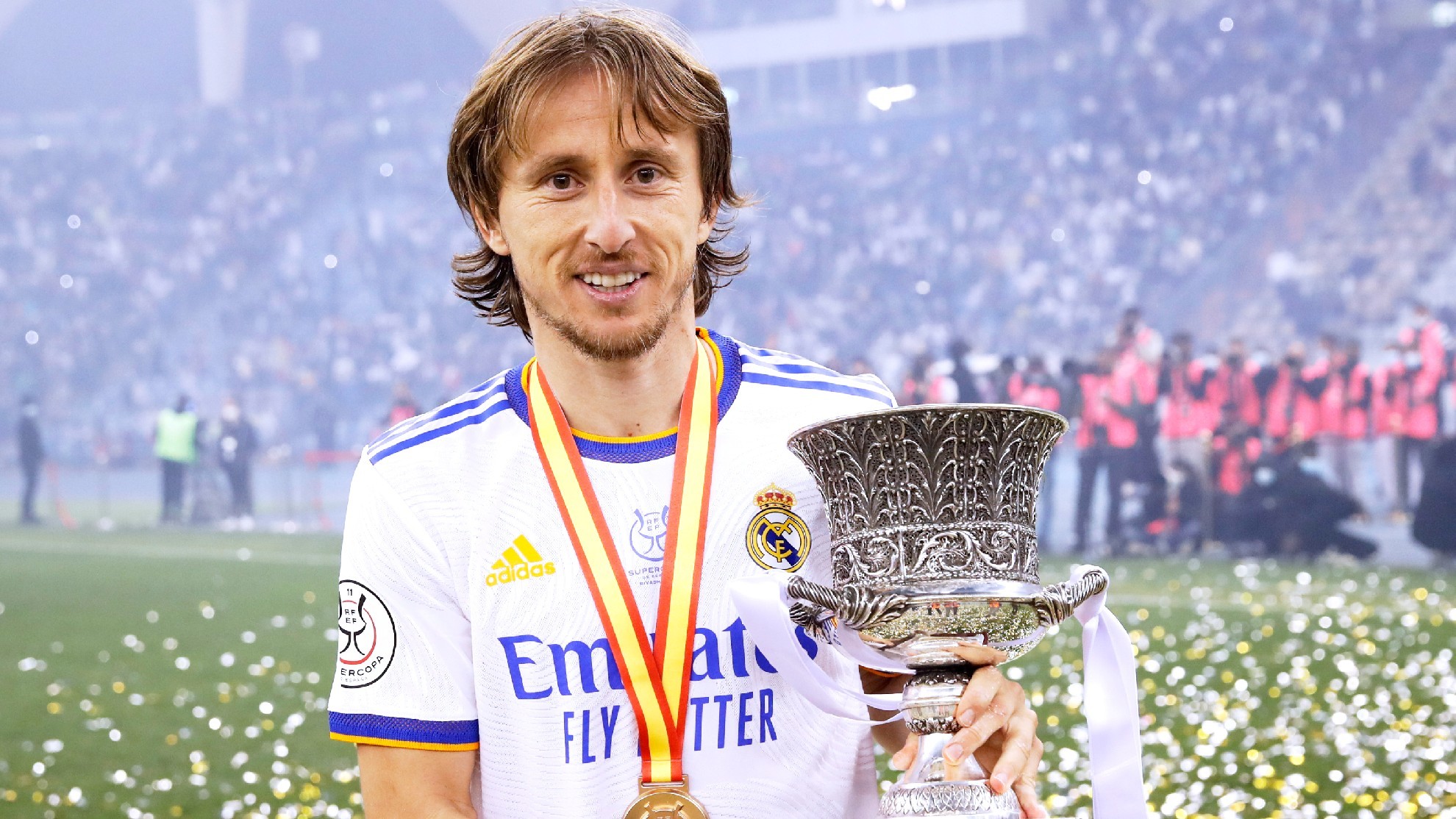 Modric, con la Supercopa.