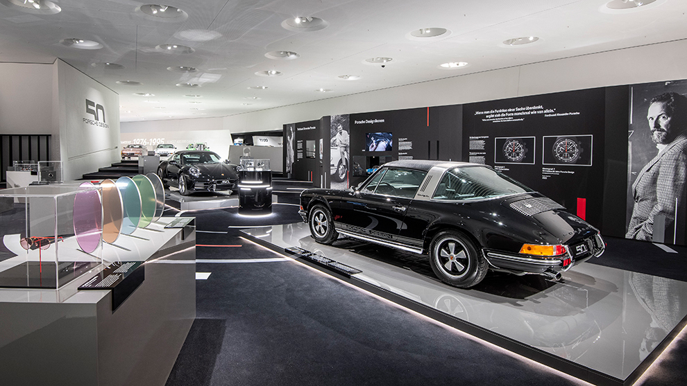 El espacio habilitado en el Museo Porsche de Stuttgart (Alemania).