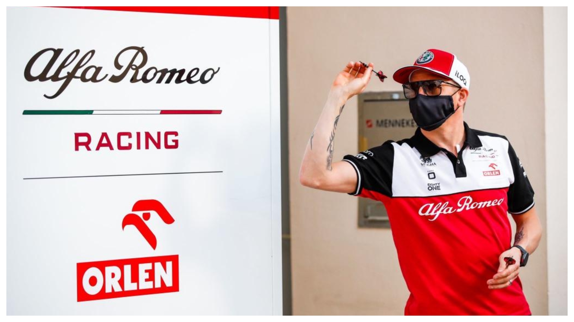 Kimi Raikkonen, con Alfa Romeo en 2021.