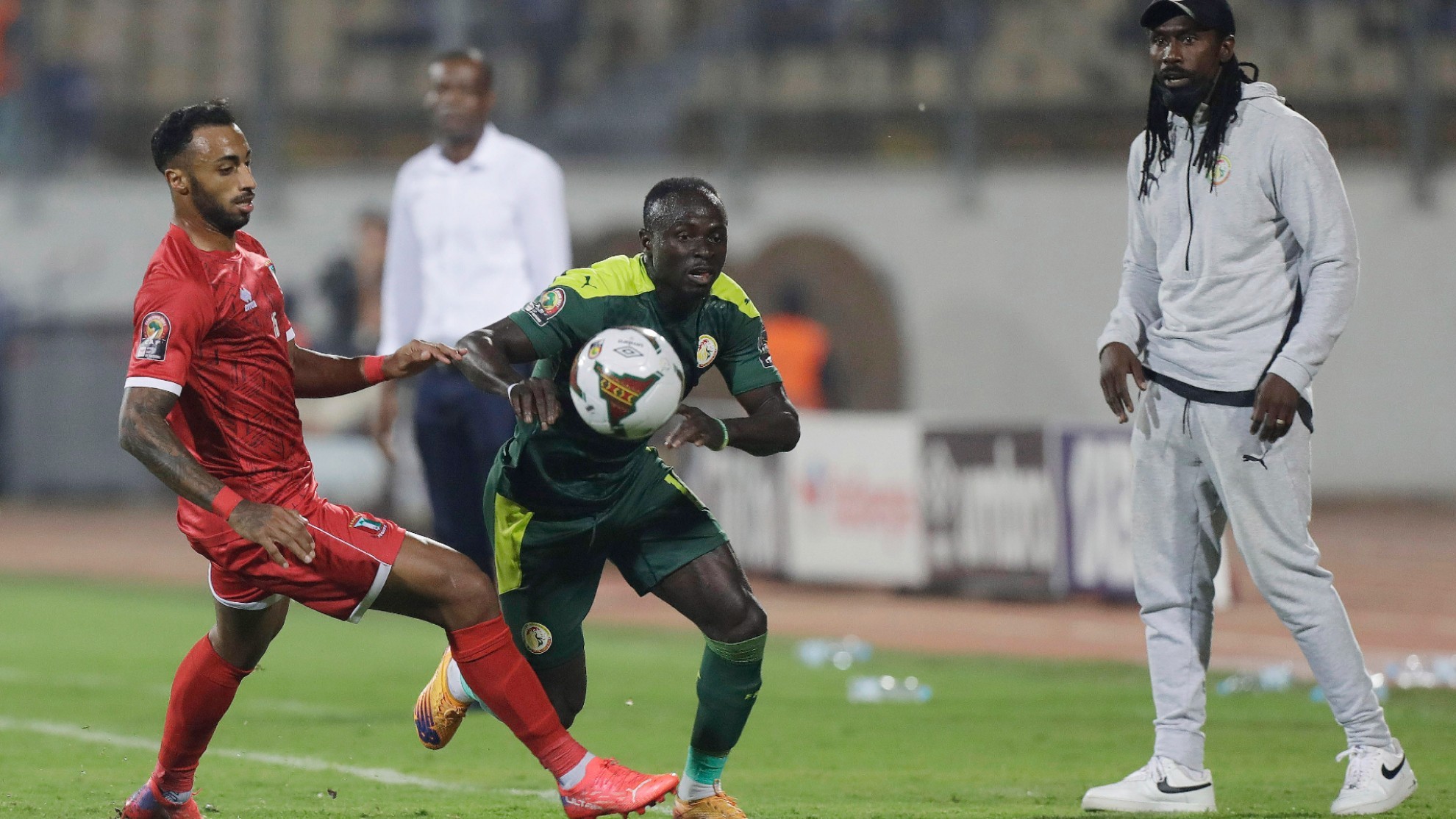 Sadio Mané, durante los cuartos de final frente a Guinea Ecuatorial