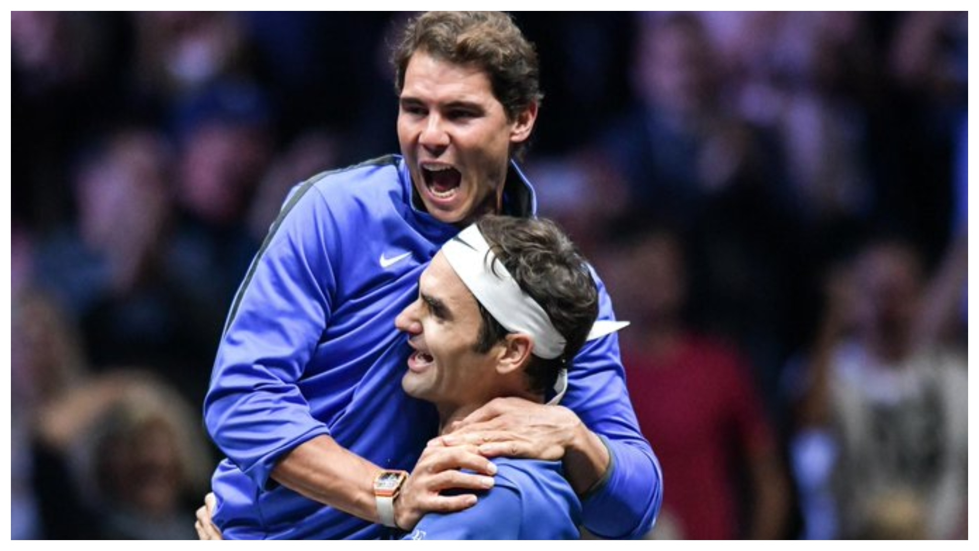 Rafael Nadal and Roger Federer.