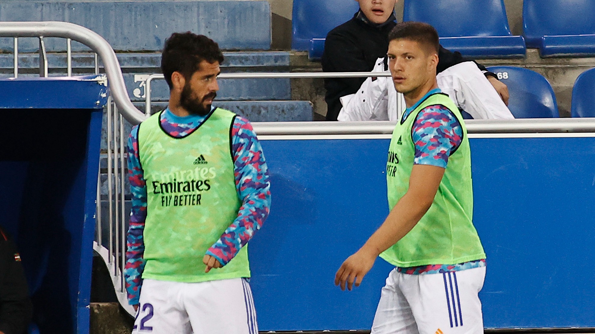 Isco y Jovic, en un partido del Madrid esta temporada