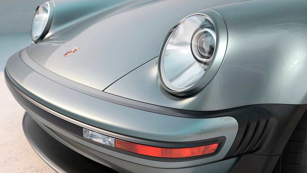 El Singer Turbo Study está inspirado en el Porsche 911 Turbo fabricado hasta 1989.