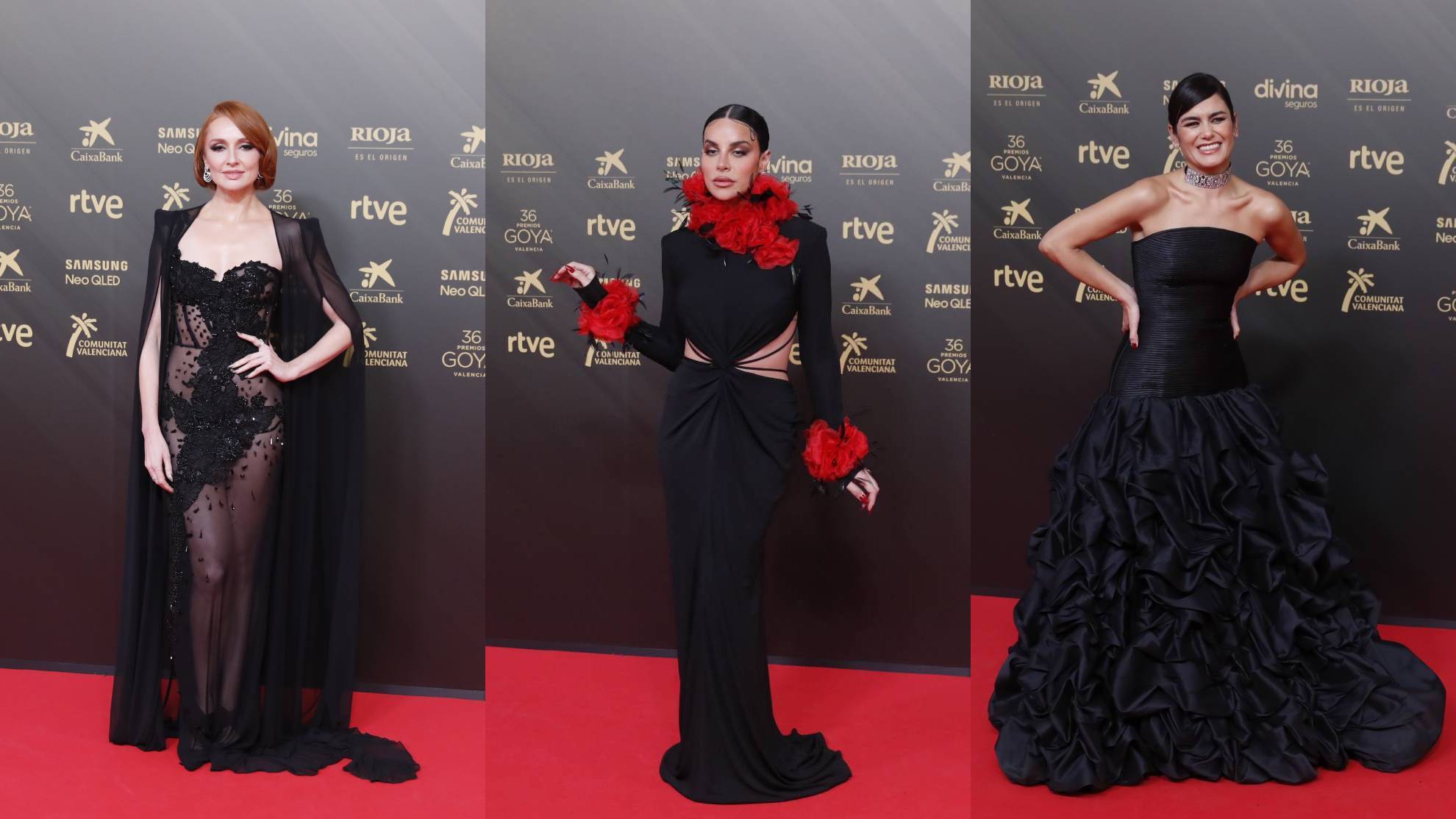 La alfombra roja de los Premios Goya 2022, en imágenes