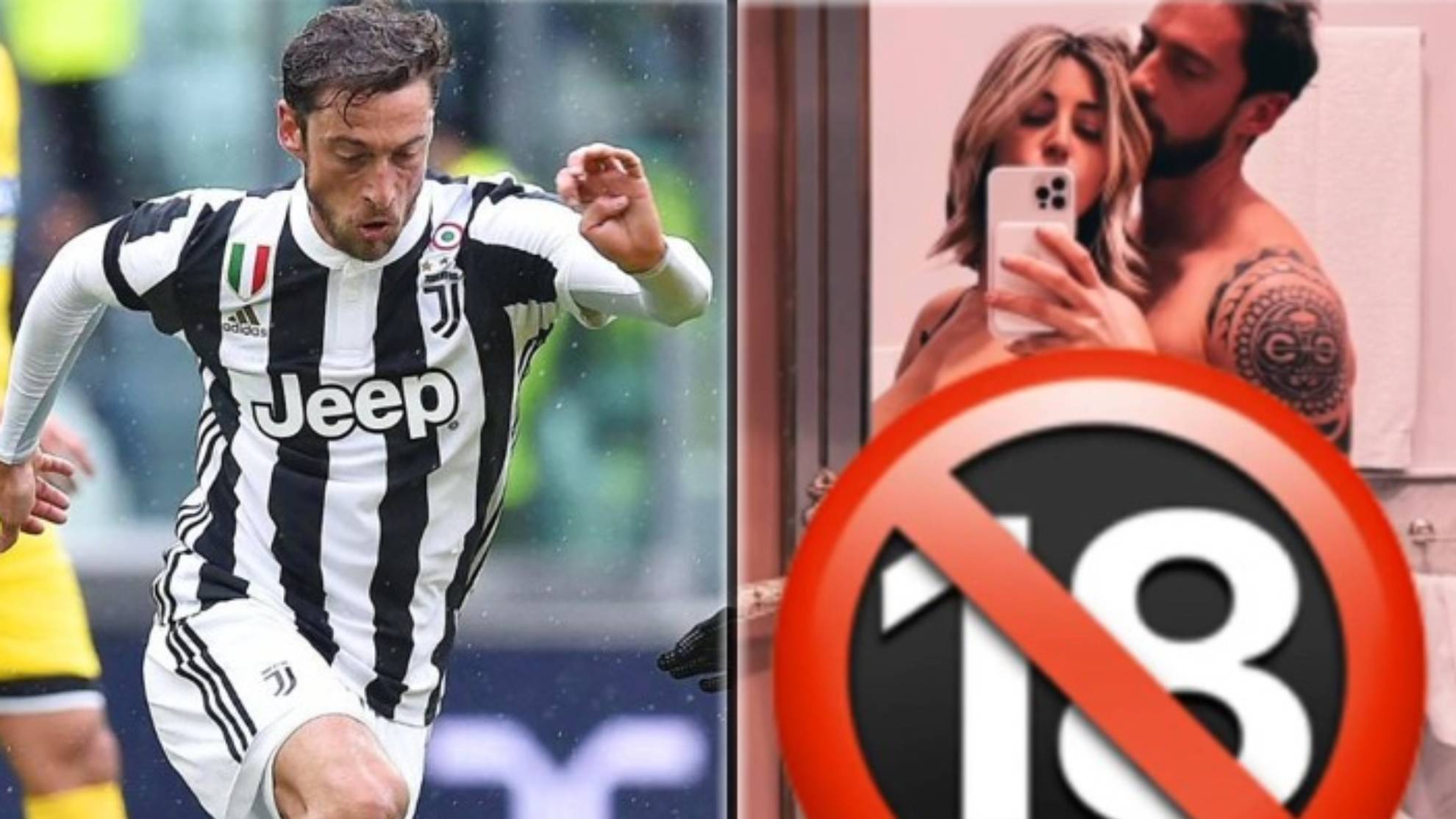 La mujer de Marchisio publica una foto ntima para mayores de 18 aos con el ex de la Juventus: el Calcio arde