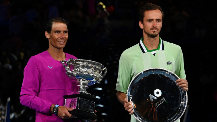 Nadal y Medvedev protagonizaron la final del Australian Open.