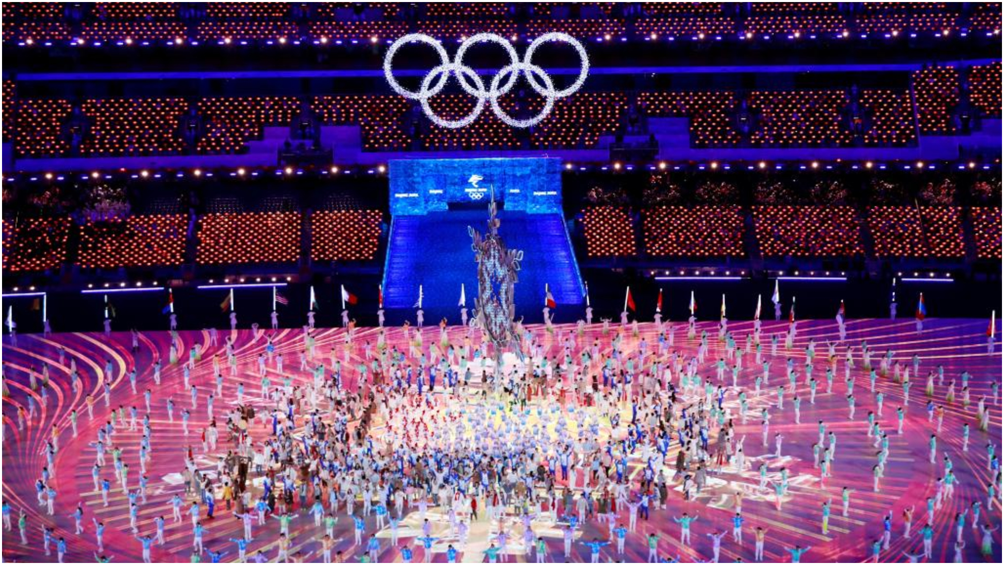 Un momento de la clausura de los Juegos Olímpicos de Pekín.