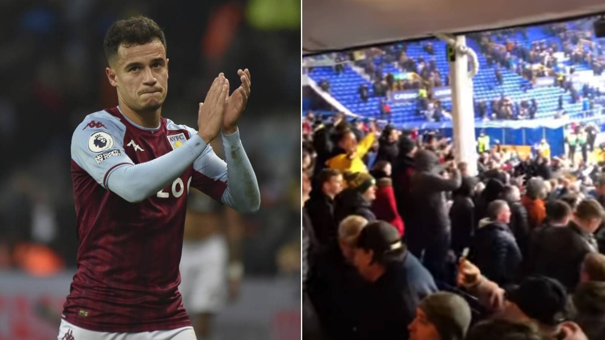 El cántico de los hooligans del Aston Villa a Coutinho que arrasa en la Premier League
