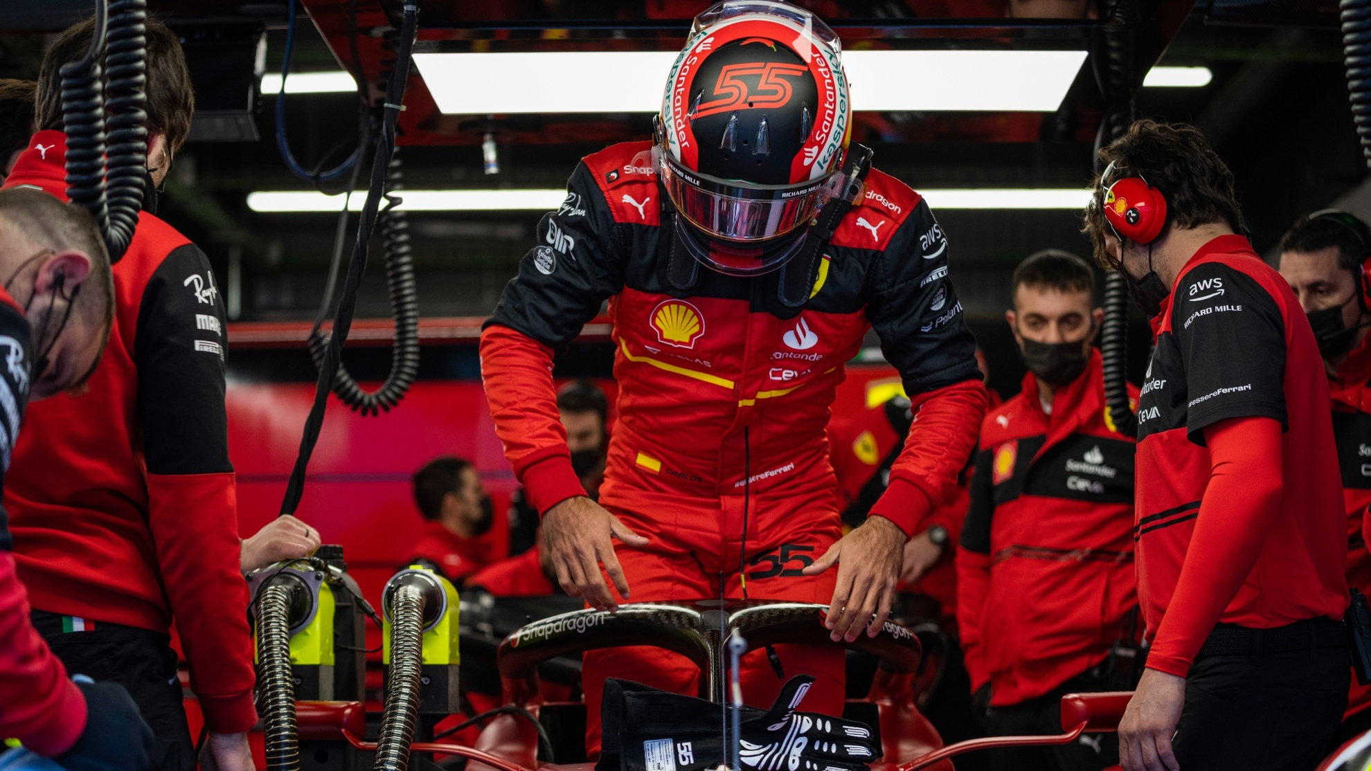 Carlos Sainz: "Nuestros nmeros no apuntan a que Ferrari est por delante"