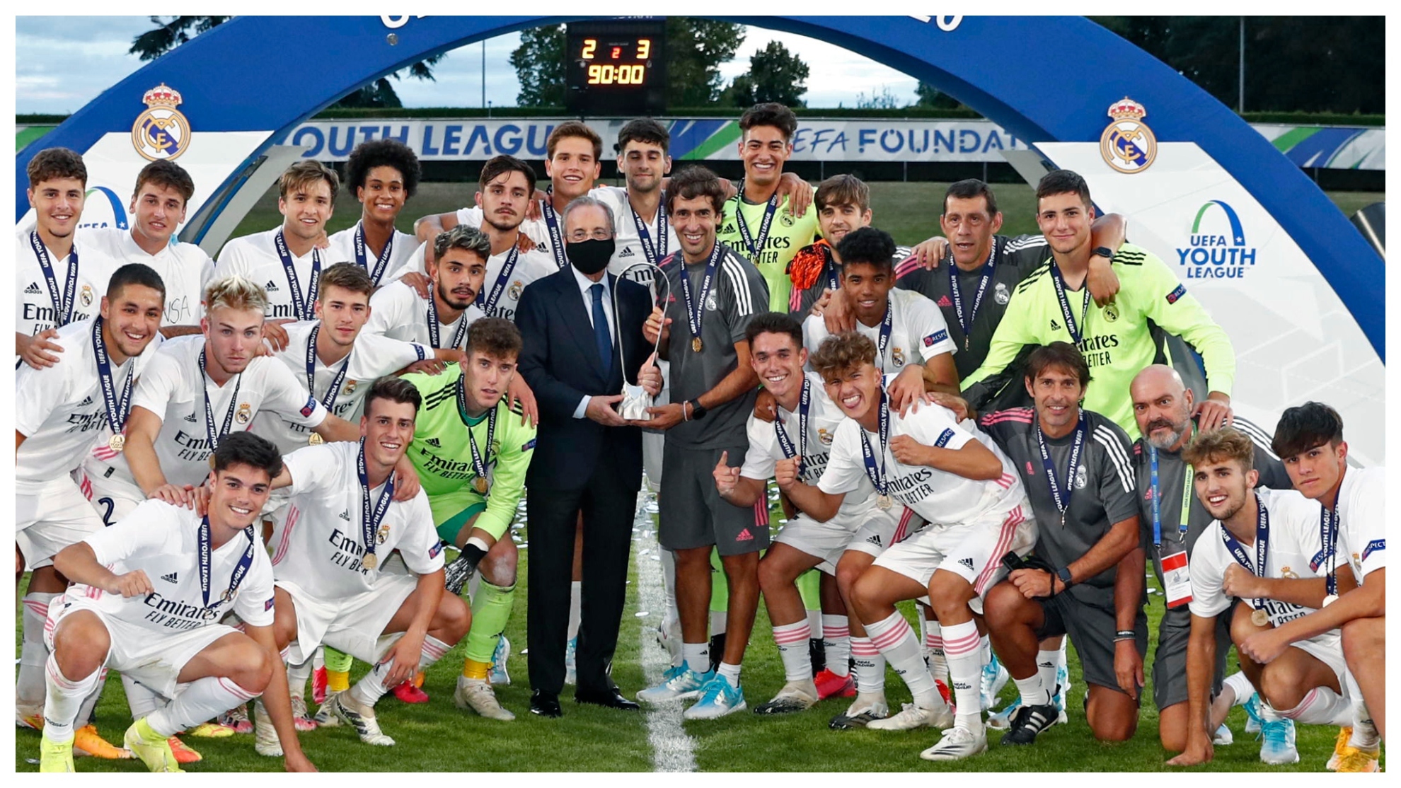 El Real Madrid campeón de la Youth League en la edición 19-20.