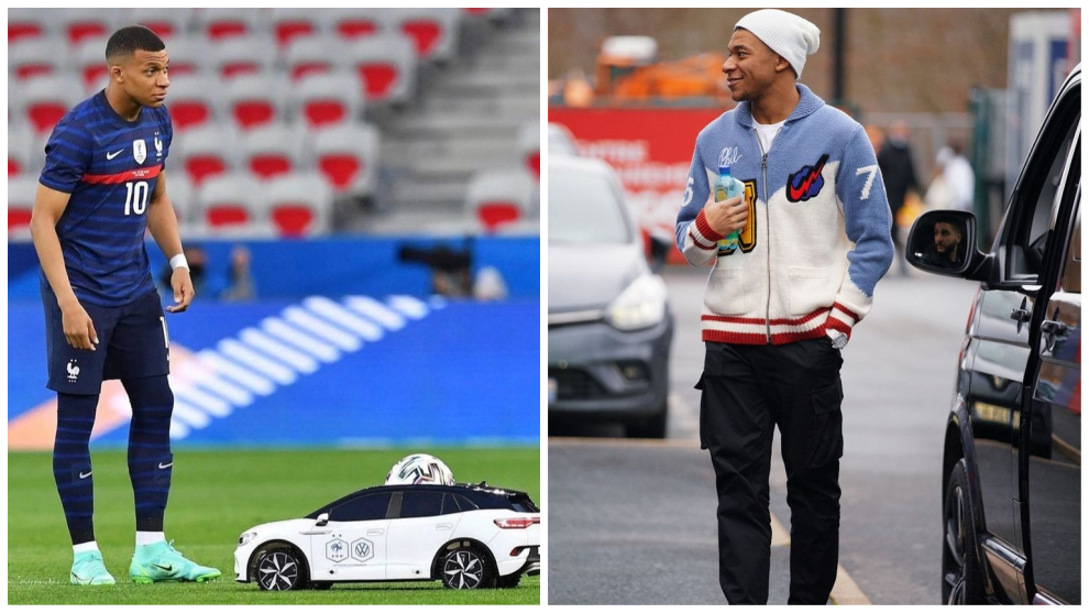 Kylian Mbappe - PSG - Real Madrid - Carnet de conducir - Volkswagen