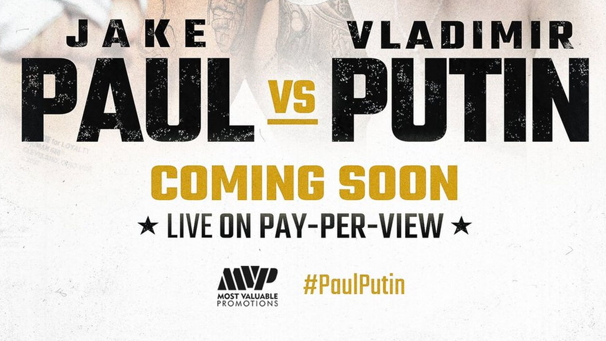 Jake Paul vs Vladimir Putin fight poster released