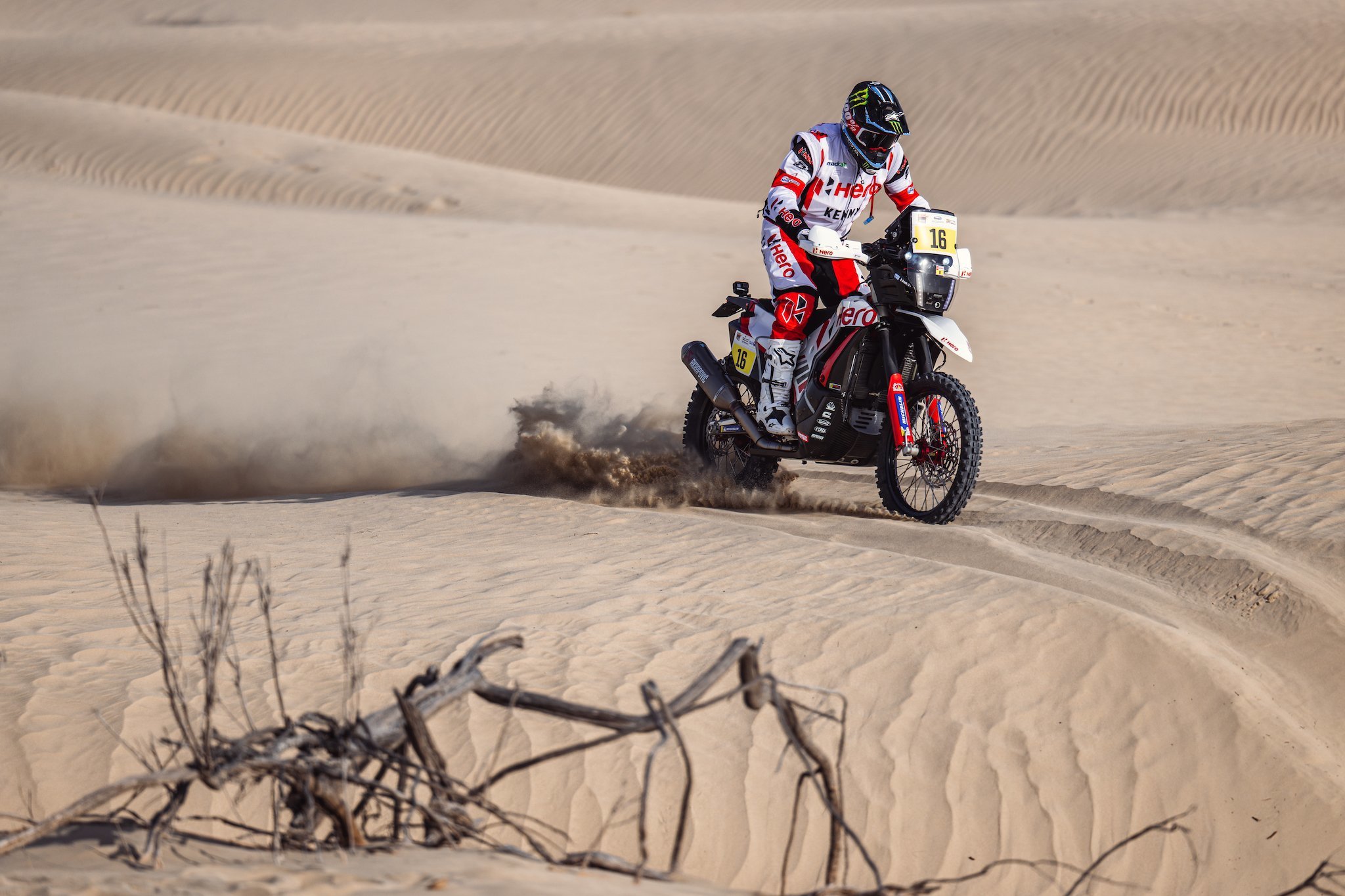 Abu Dhabi Desert Challenge - etapa 2 - Ross Branch - motos - Hero