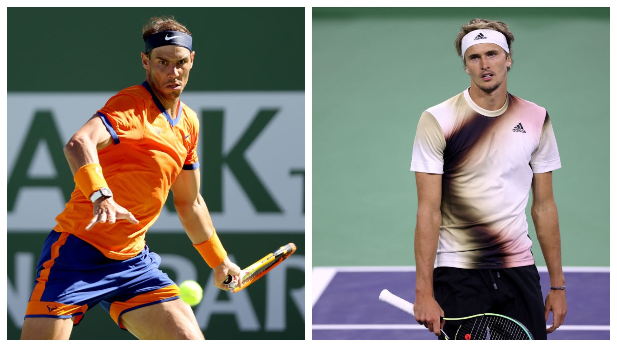 Nadal y Zverev, en Indian Wells
