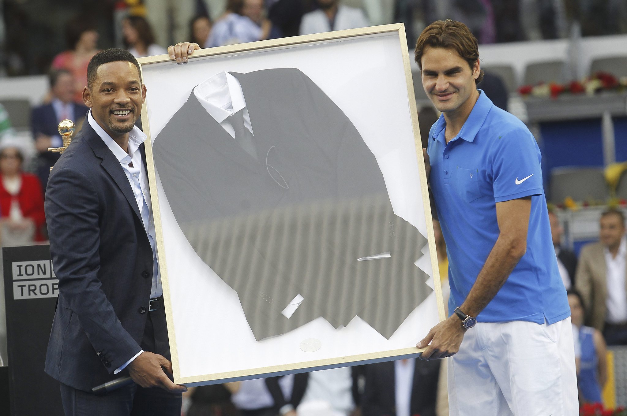 Roger Federer y Will Smith