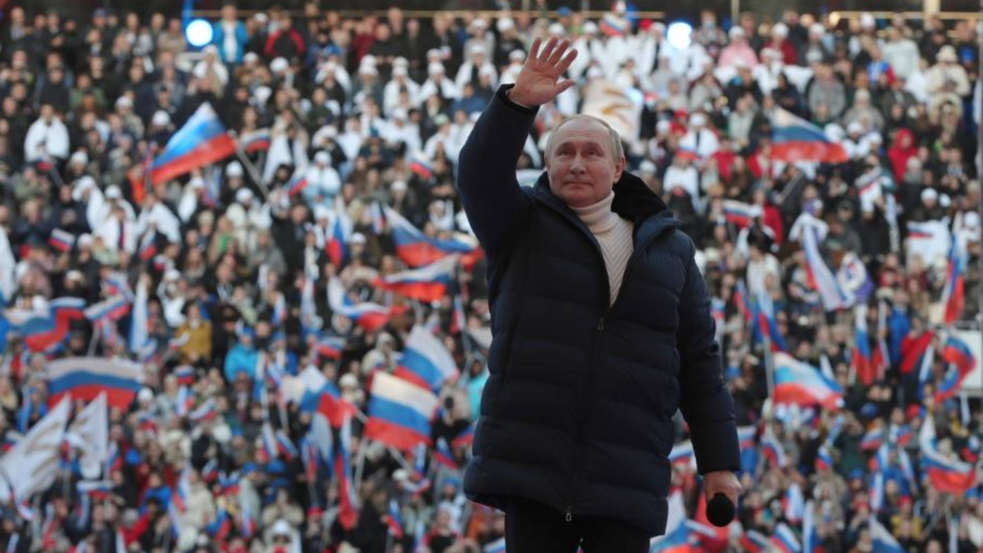 Putin, en el estadio de Luzhniki