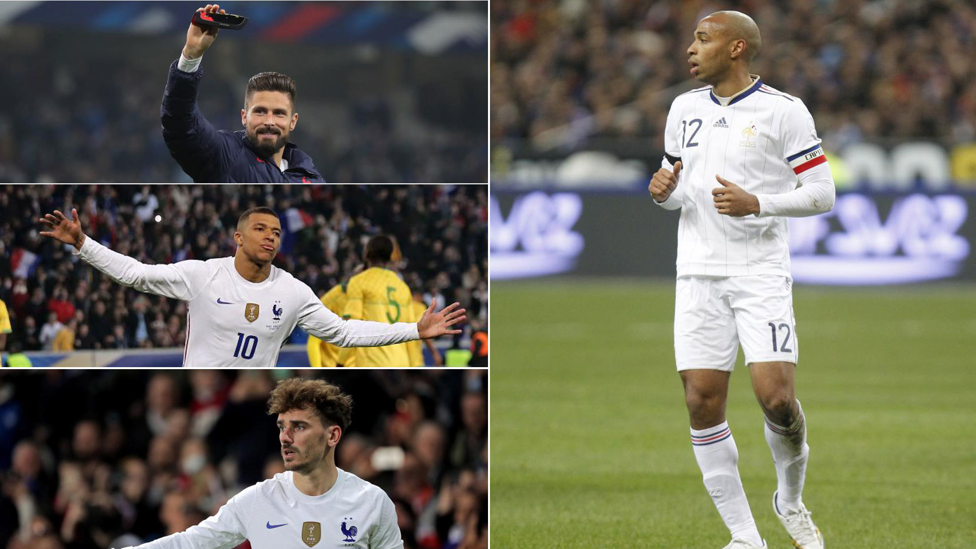 Kloster afbalanceret Parcel World Cup Qualifiers: Henry's goal record in danger: will Mbappe, Griezmann  or Giroud beat it? | Marca
