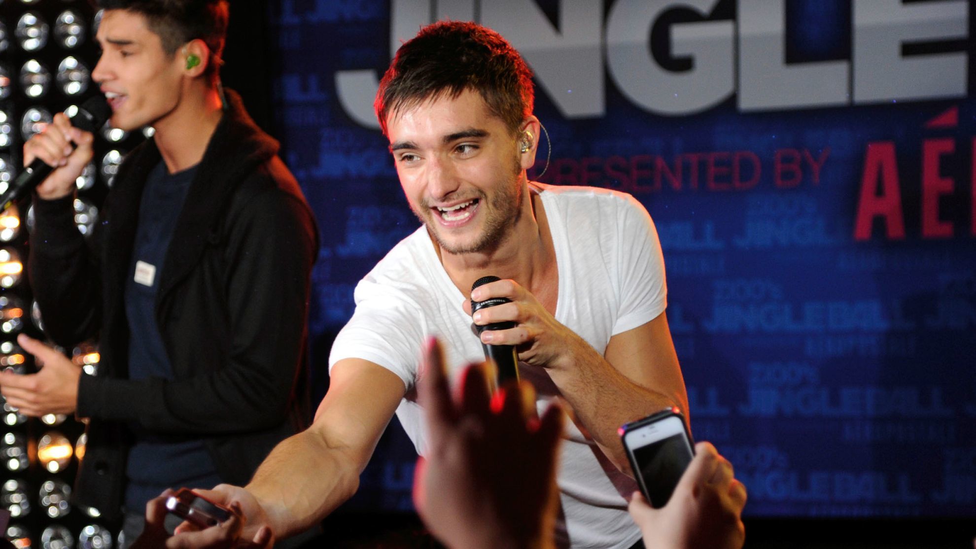 The Wanted singer Tom Parker.
